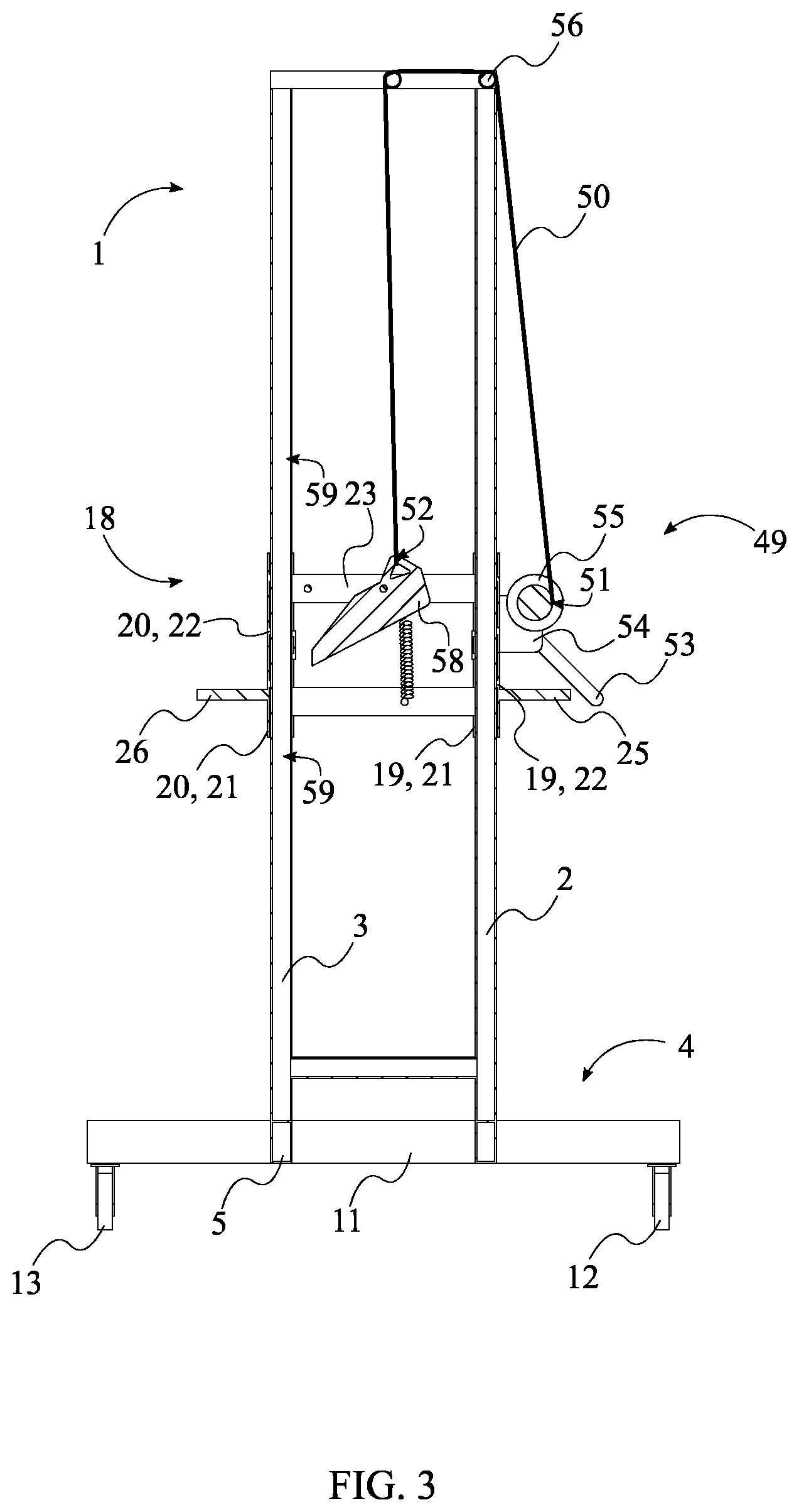 Patent US11787676 Figure 3 – Heavy load lifting system
