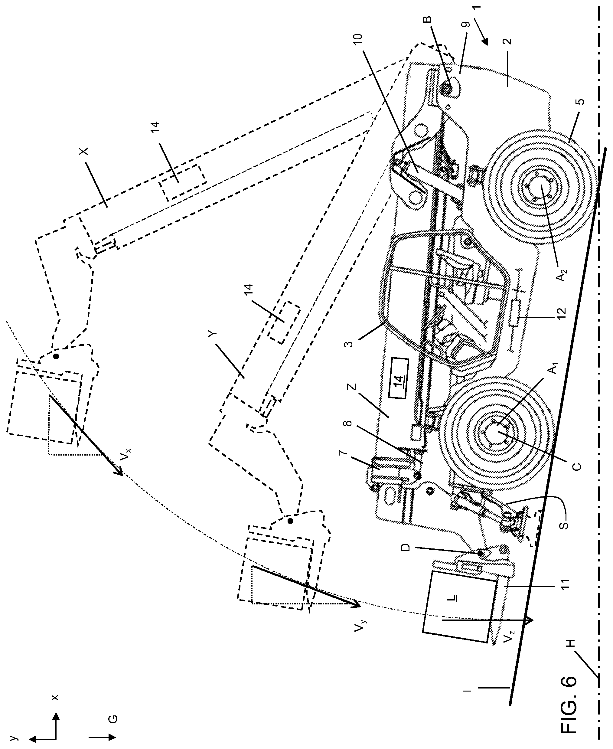 Patent US11787677 Figure 6 – Working machine having an electrical energy storage unit