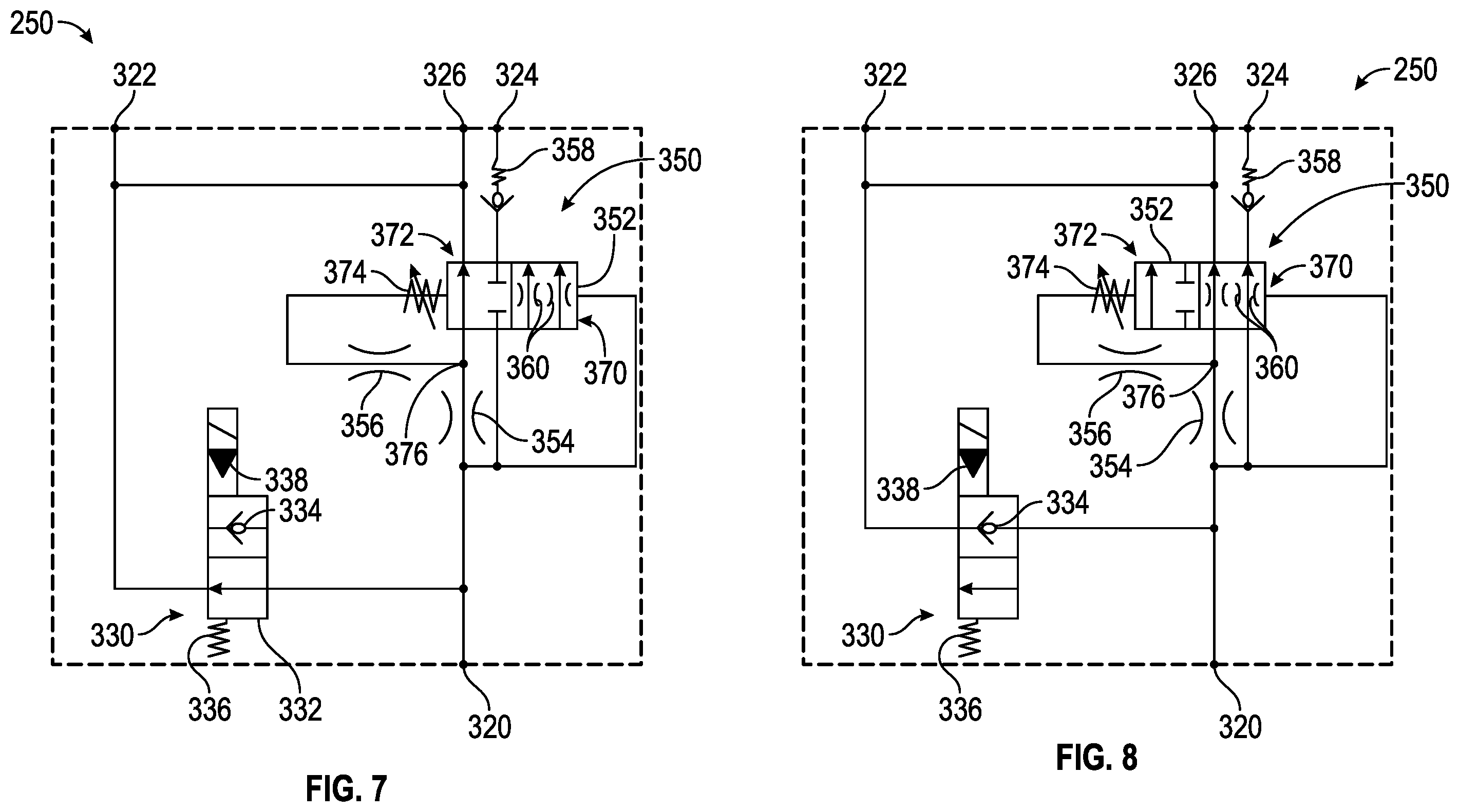 Patent US11787678 Figure 7 – Hydraulic system for a vehicle