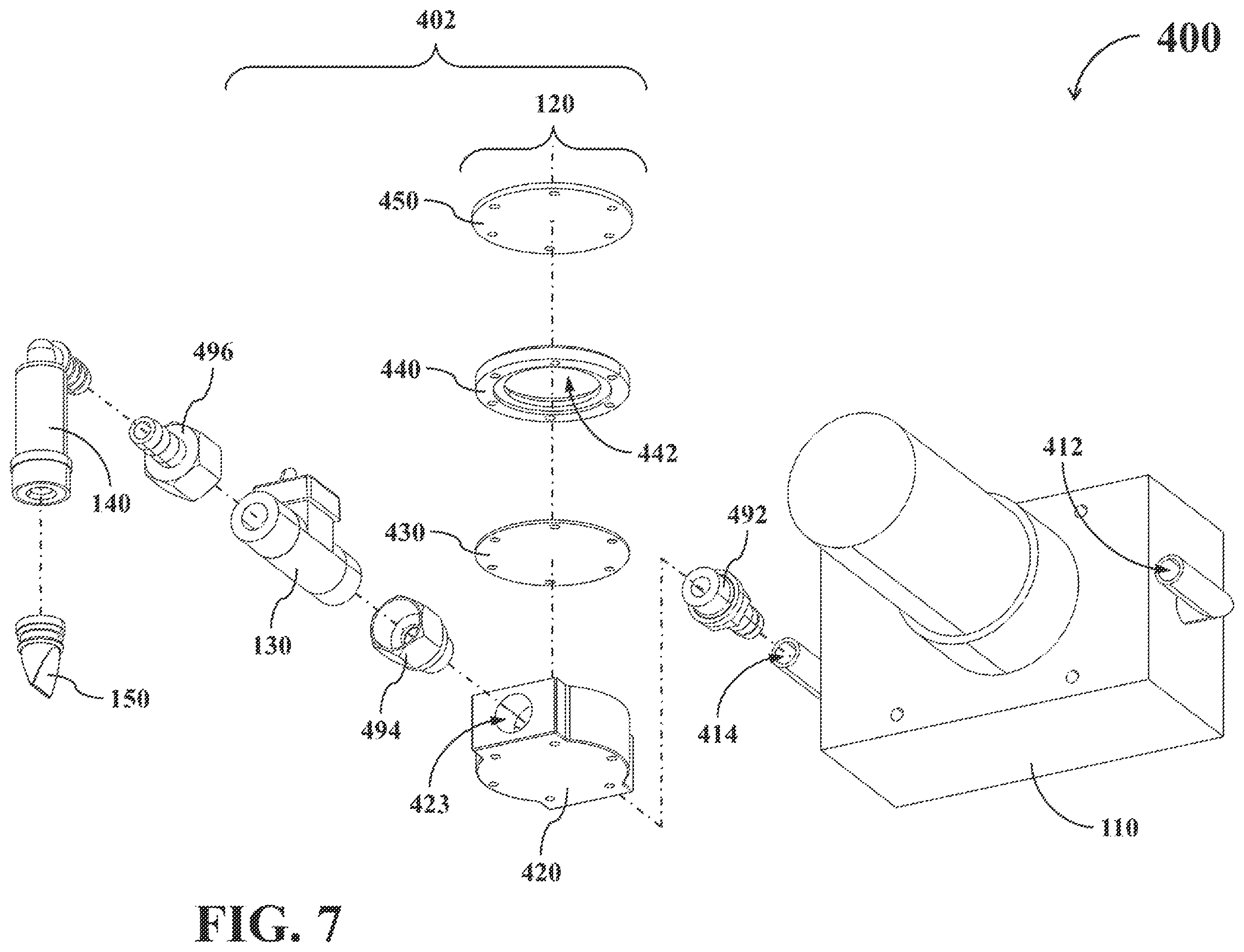 Patent US11787682 Figure 7 – Material output volume detecting device for automated beverage preparation apparatus