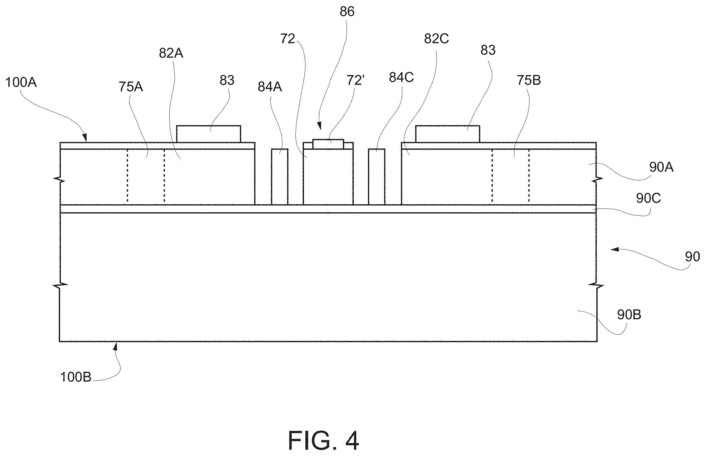 Patent US11787685 Figure 4 – Process for manufacturing an optical microelectromechanical device having a tiltable structure with an antireflective surface