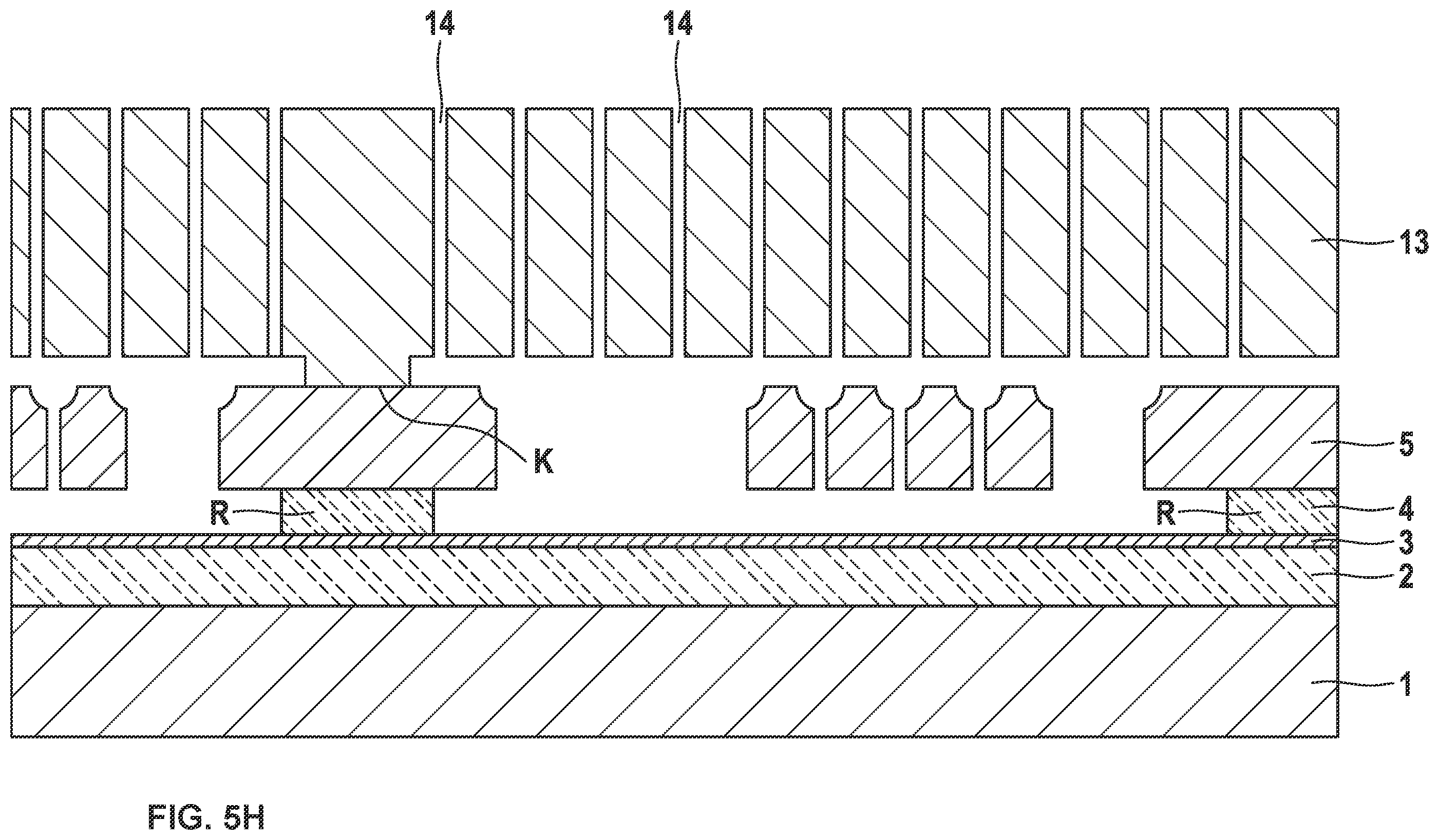 Patent US11787687 Figure 14 – Method for manufacturing a micromechanical structure and micromechanical structure