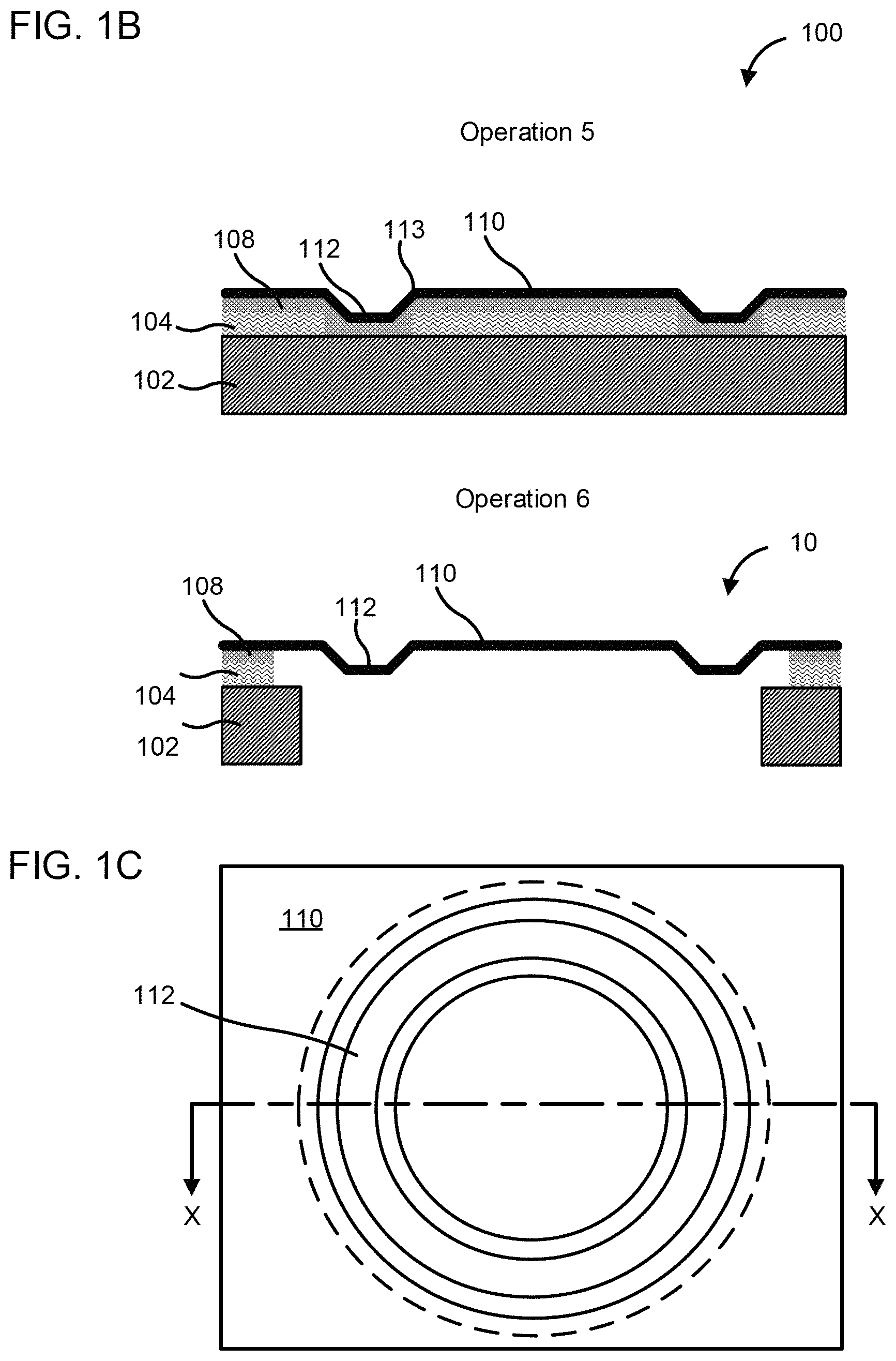 Patent US11787688 Figure 2 – Methods of forming MEMS diaphragms including corrugations