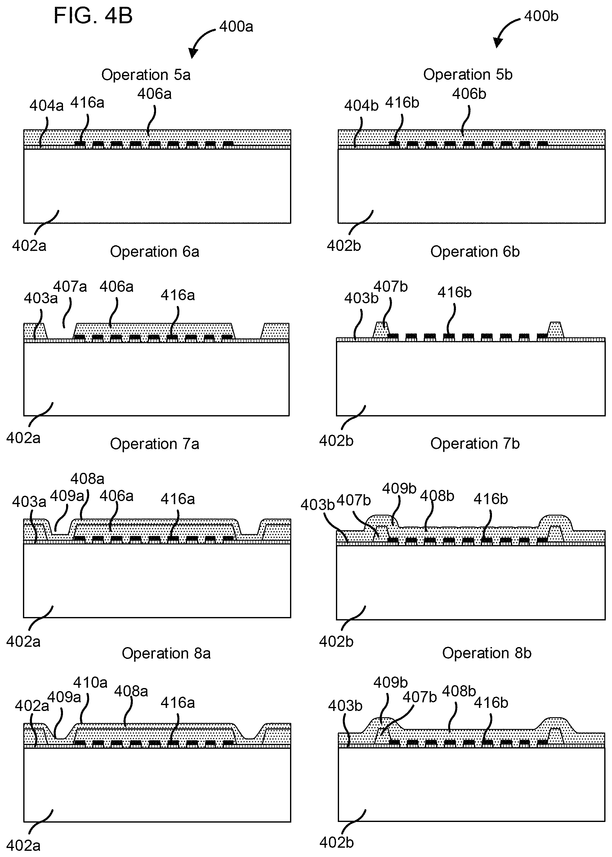 Patent US11787688 Figure 7 – Methods of forming MEMS diaphragms including corrugations