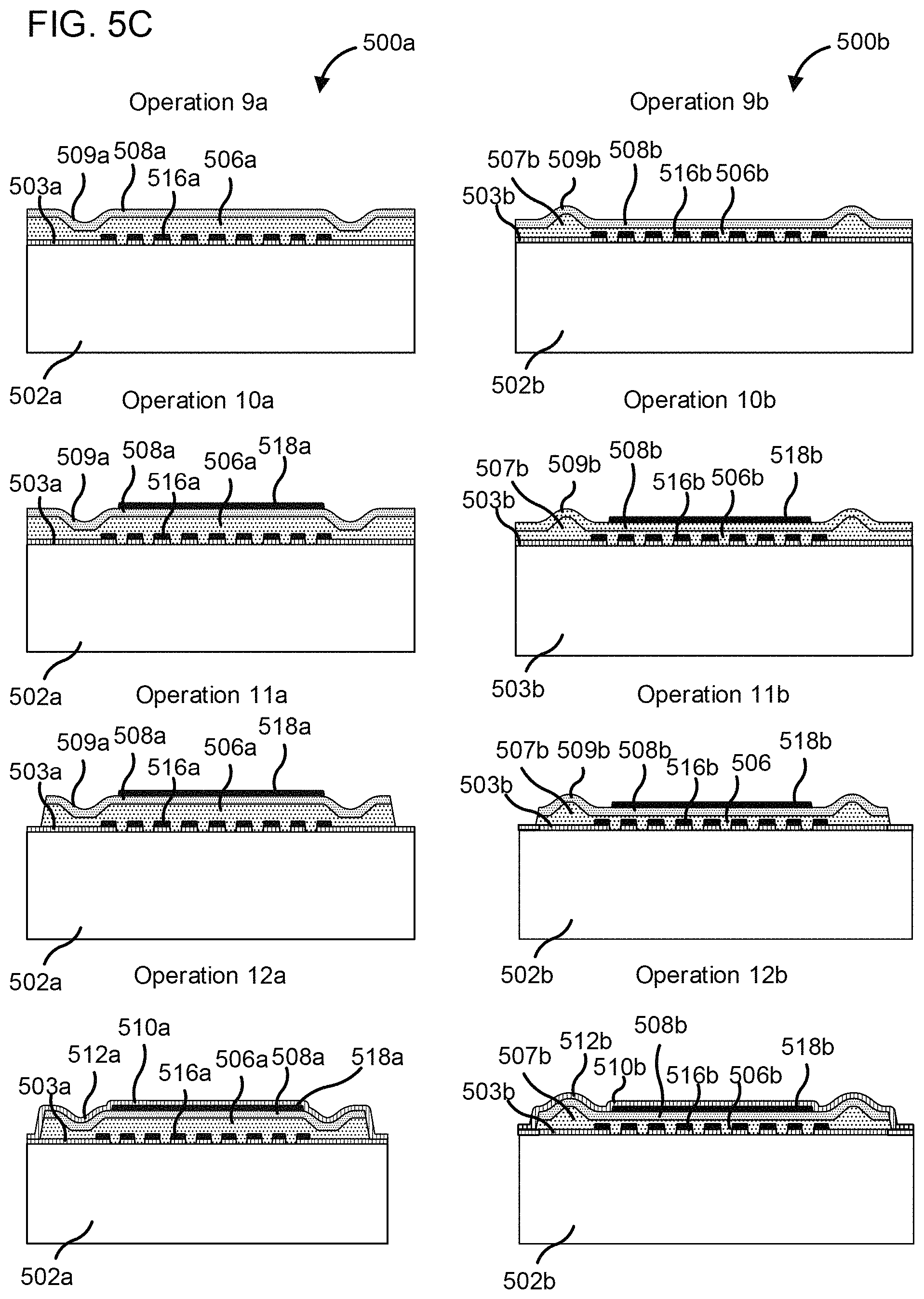 Patent US11787688 Figure 11 – Methods of forming MEMS diaphragms including corrugations