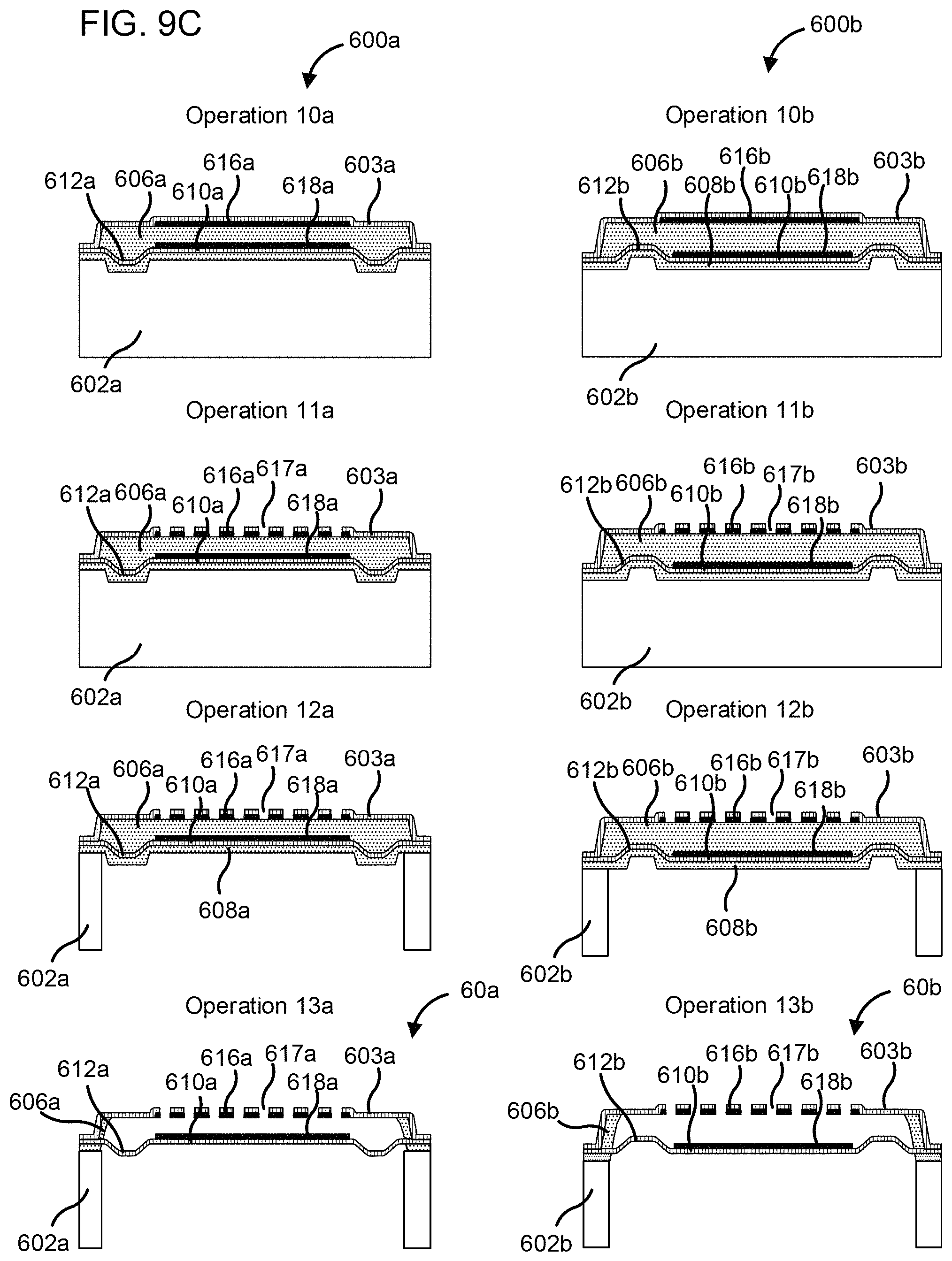Patent US11787688 Figure 17 – Methods of forming MEMS diaphragms including corrugations