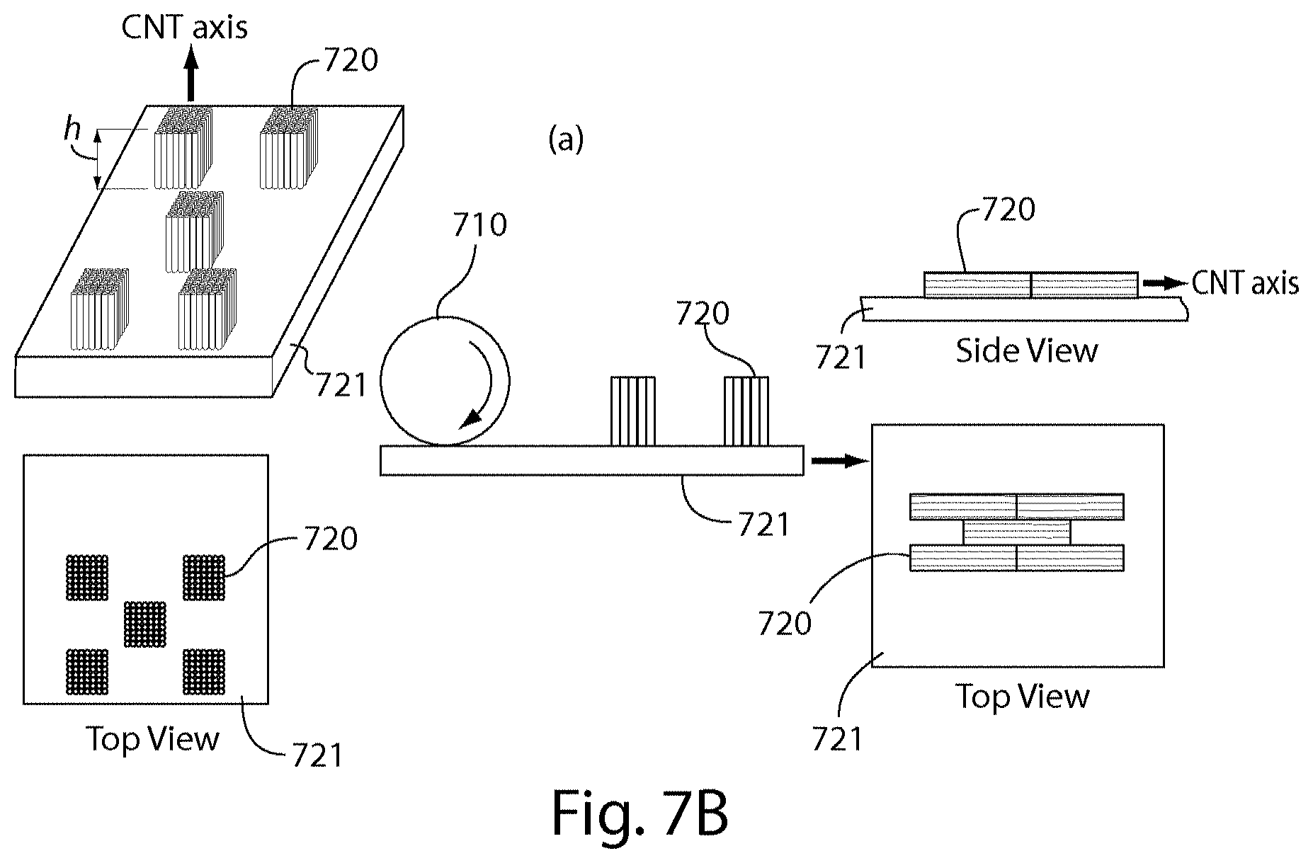 Patent US11787691 Figure 7 – Continuous process for the production of nanostructures including nanotubes