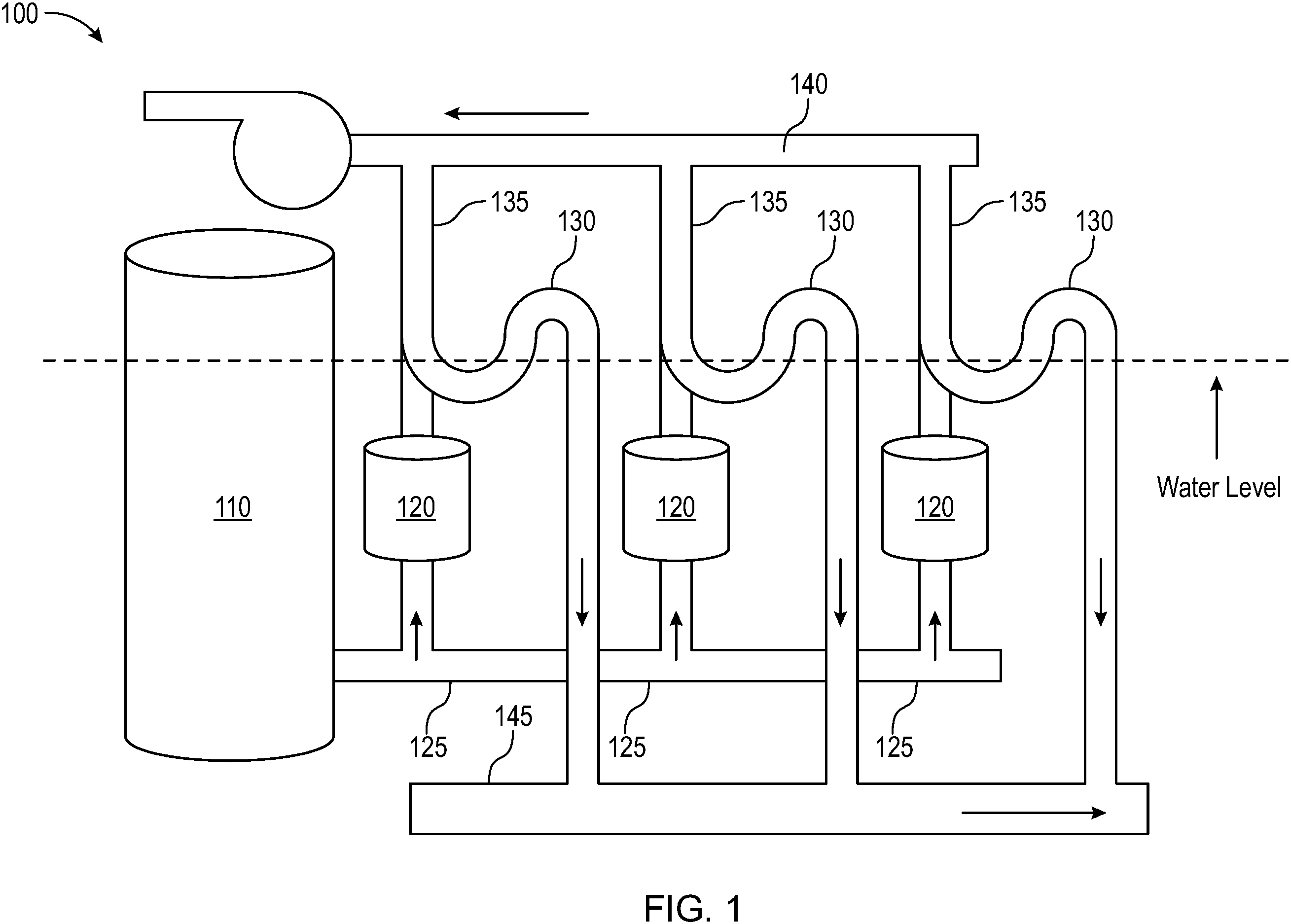 Patent US11787705 Figure 1 – Apparatus and methods for enhancing molecular oscillation for removing chlorine in water