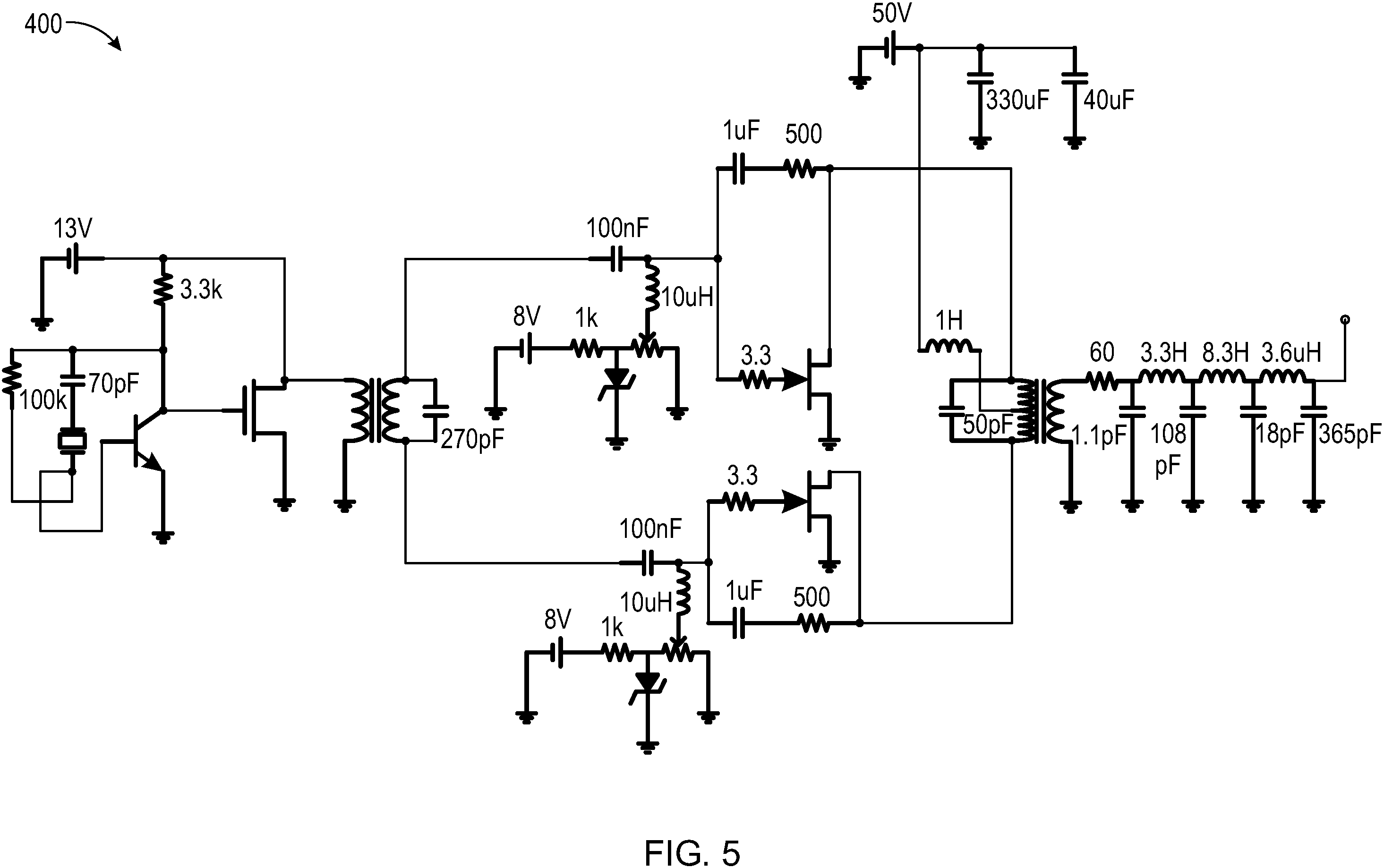 Patent US11787705 Figure 5 – Apparatus and methods for enhancing molecular oscillation for removing chlorine in water