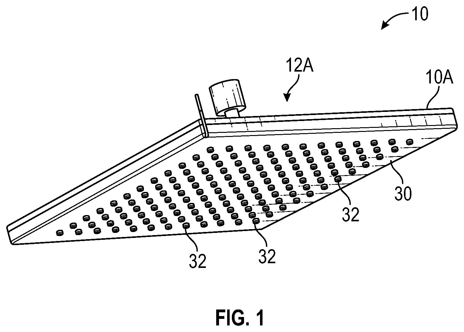 Patent US11787706 — Filter assembly for disinfecting pathogens using multiple wavelength ultraviolet light emitting diodes (UV-LEDs) and method therefor — Figure 1