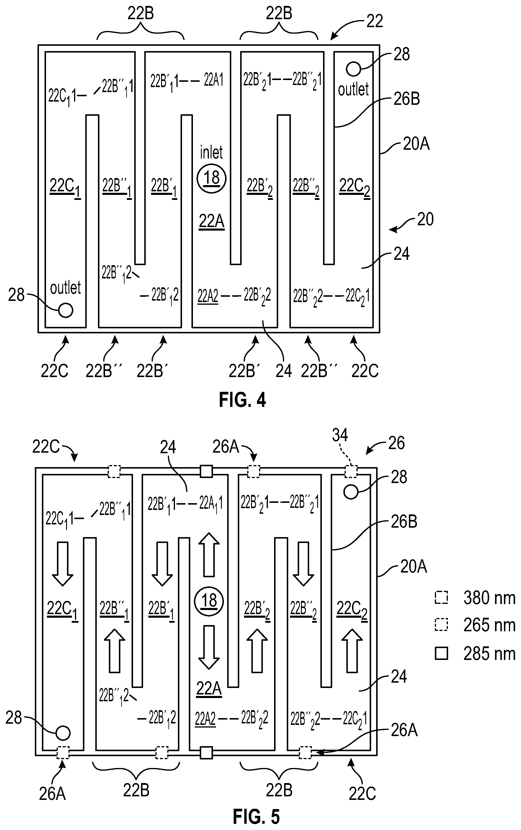 Patent US11787706 Figure 3 – Filter assembly for disinfecting pathogens using multiple wavelength ultraviolet light emitting diodes (UV-LEDs) and method therefor