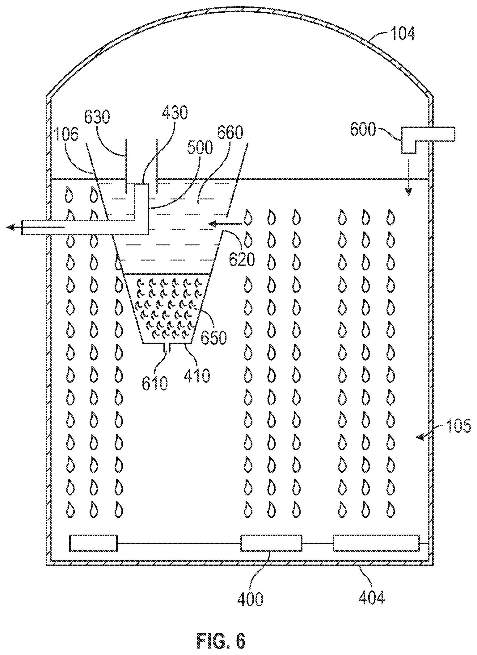Patent US11787715 Figure 6 – Apparatus and method for recycling blackwater and greywater at oil and gas well sites