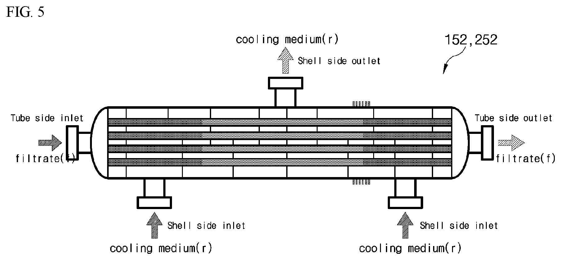 Patent US11787718 Figure 5 – Zero-liquid discharge (ZLD) wastewater treatment apparatus and method
