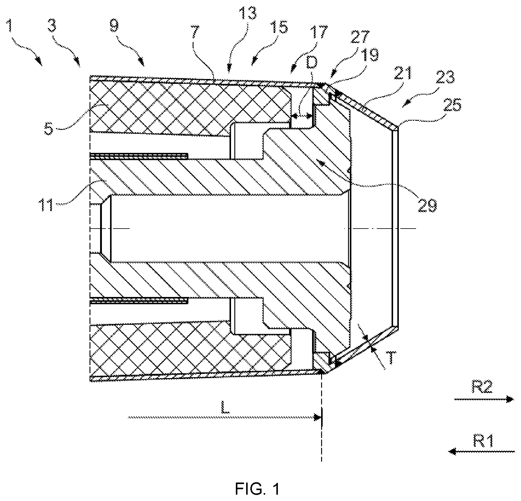 Patent US11787723 Figure 1 – System for a glass drawing process and method for adjusting a system for a glass drawing process