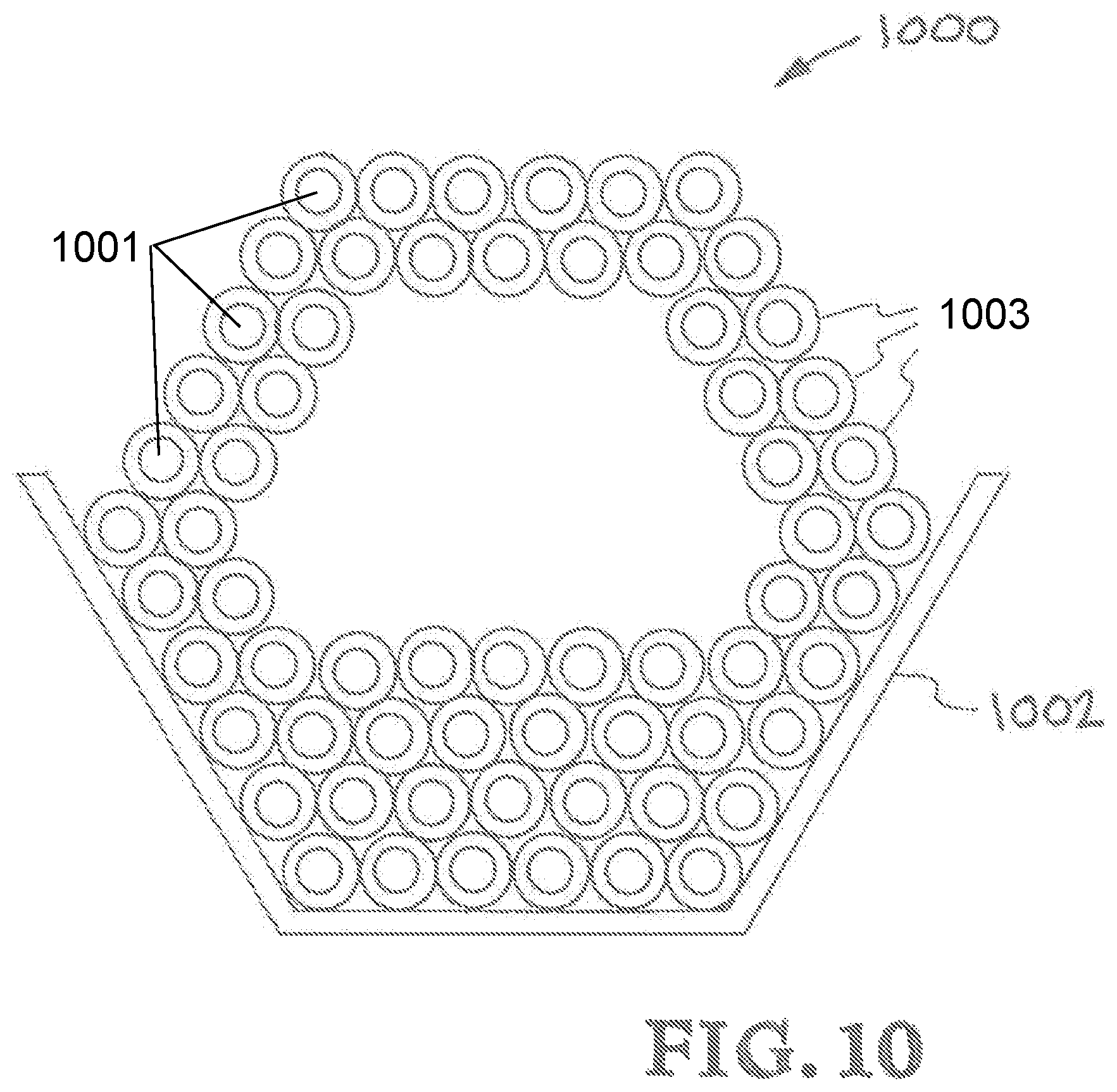 Patent US11787727 Figure 10 – Method for fabrication of sleeveless photonic crystal canes with an arbitrary shape