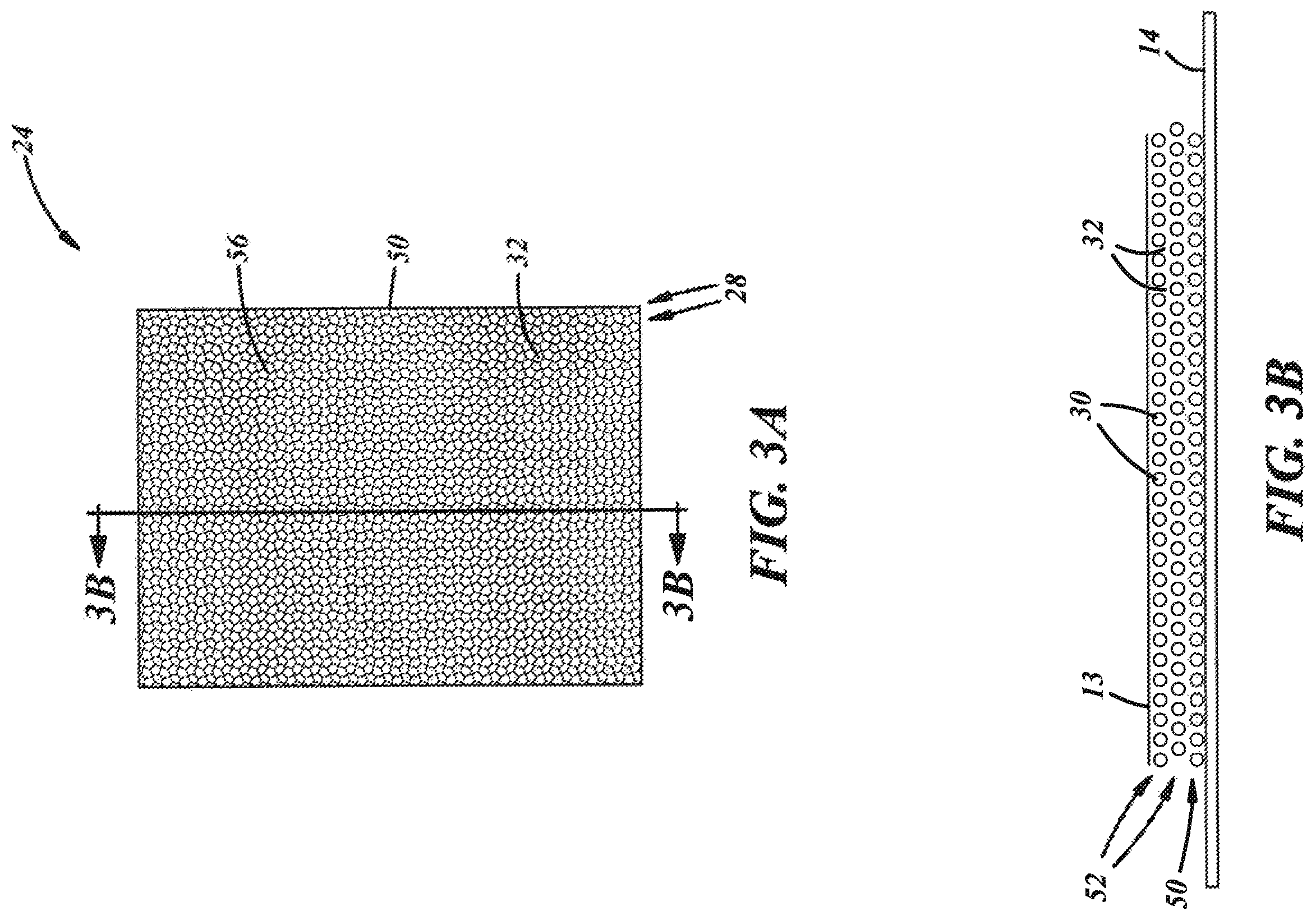 Patent US11787733 Figure 3 – Three-dimensional printing of a porous matrix on a container