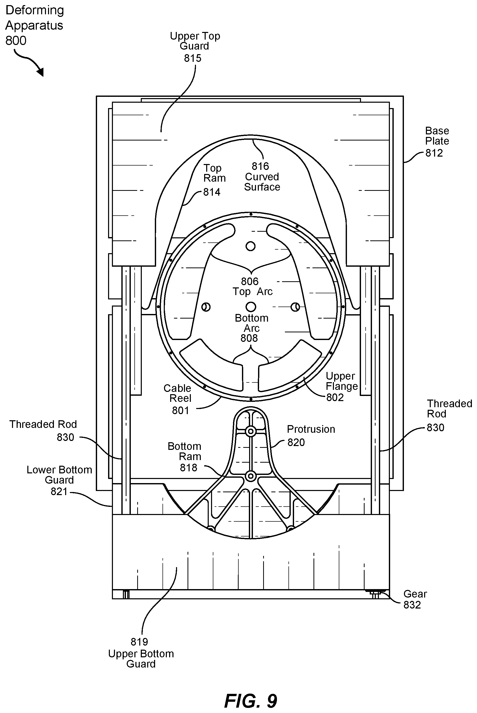 Patent US11787736 Figure 9 – Spool-free fiber optic cable configuration for cable installation onto a powerline conductor