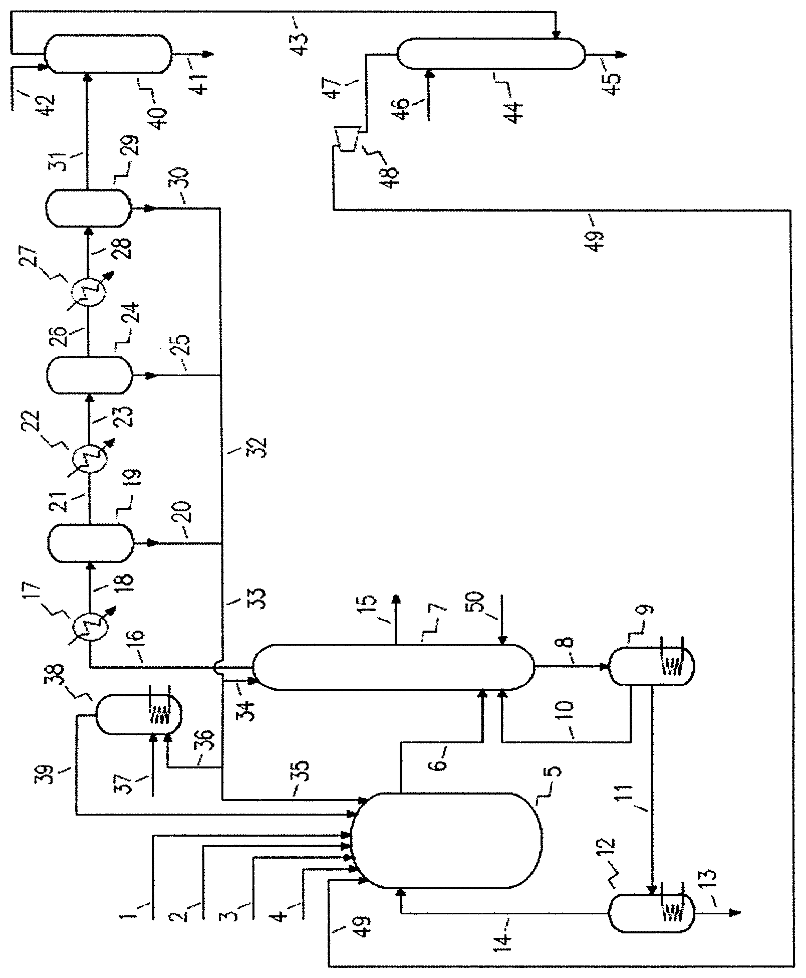 Patent US11787756 Figure 1 – Chlorinolysis process for producing carbon tetrachloride