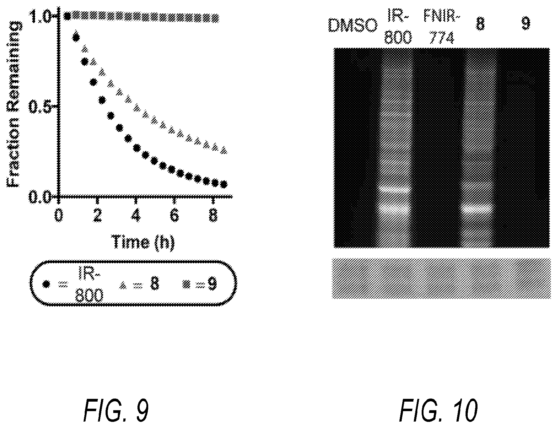 Patent US11787764 Figure 9 – Heptamethine cyanines for use as fluorescent markers of the biliary and renal systems