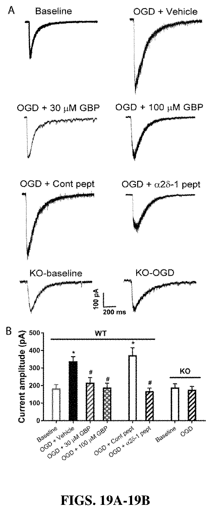Patent US11787839 Figure 19 – Targeting α2δ-1-bound glutamate receptors for treating diseases and disorders