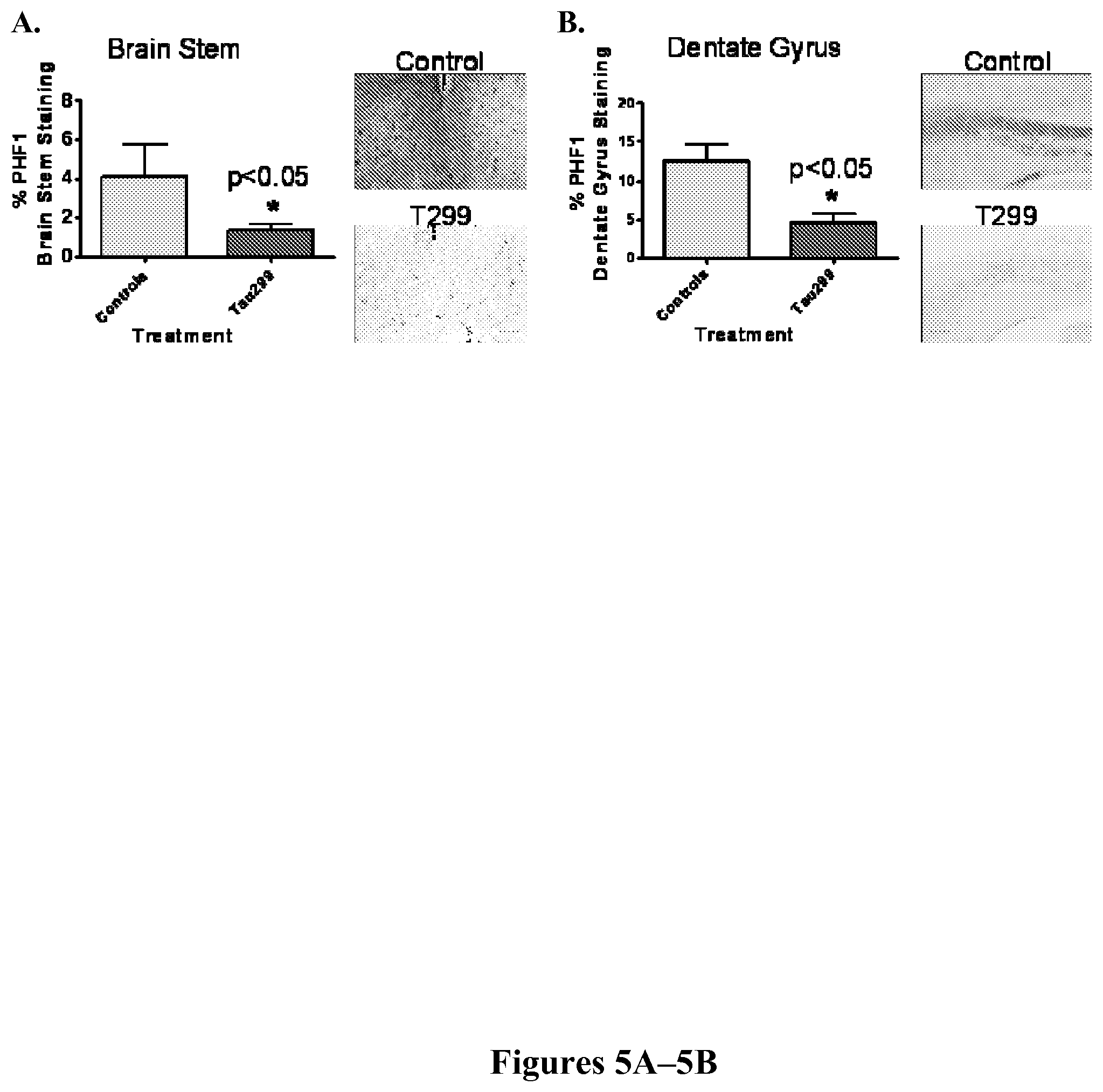 Patent US11787854 Figure 5 – Immunological targeting of pathological tau proteins