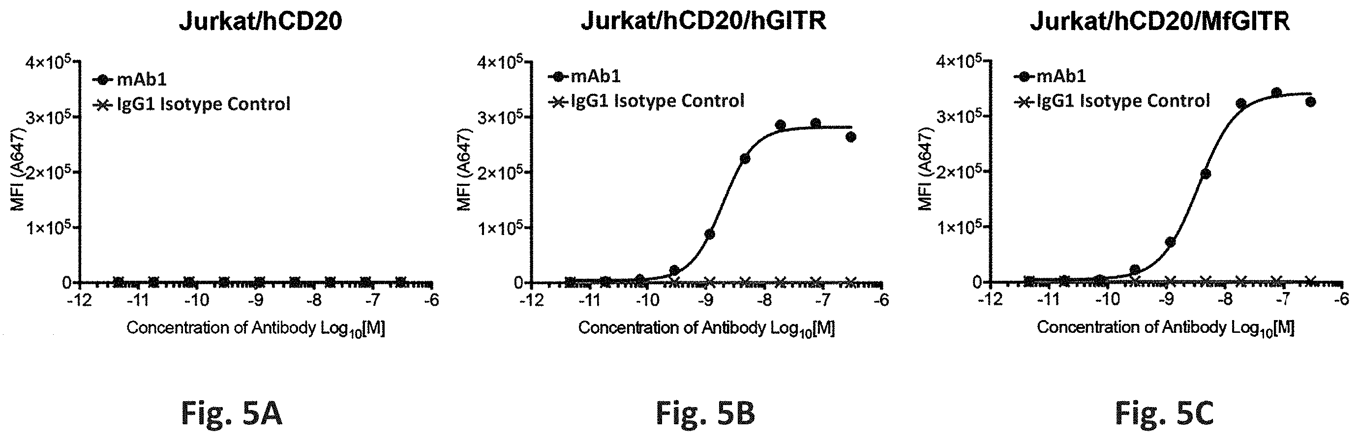 Patent US11787867 Figure 5 – Anti-GITR antibodies and uses thereof