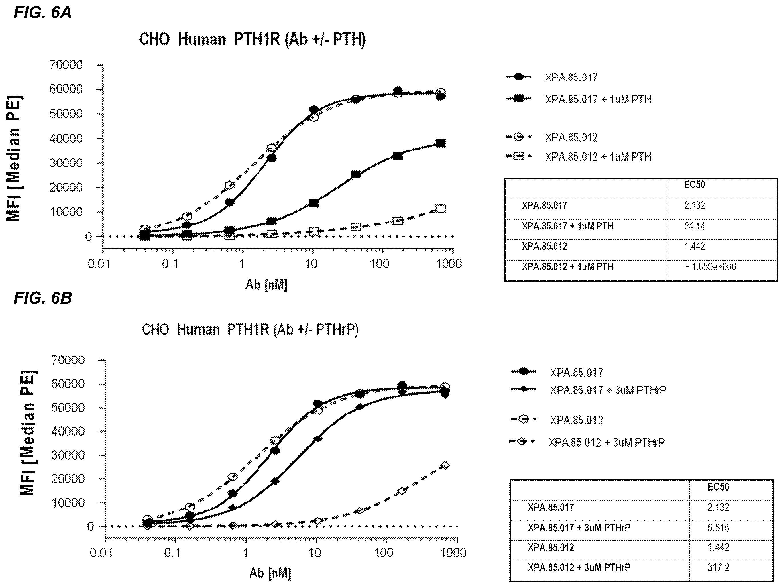 Patent US11787876 Figure 7 – Parathyroid hormone receptor 1 (PTH1R) antibodies and uses thereof