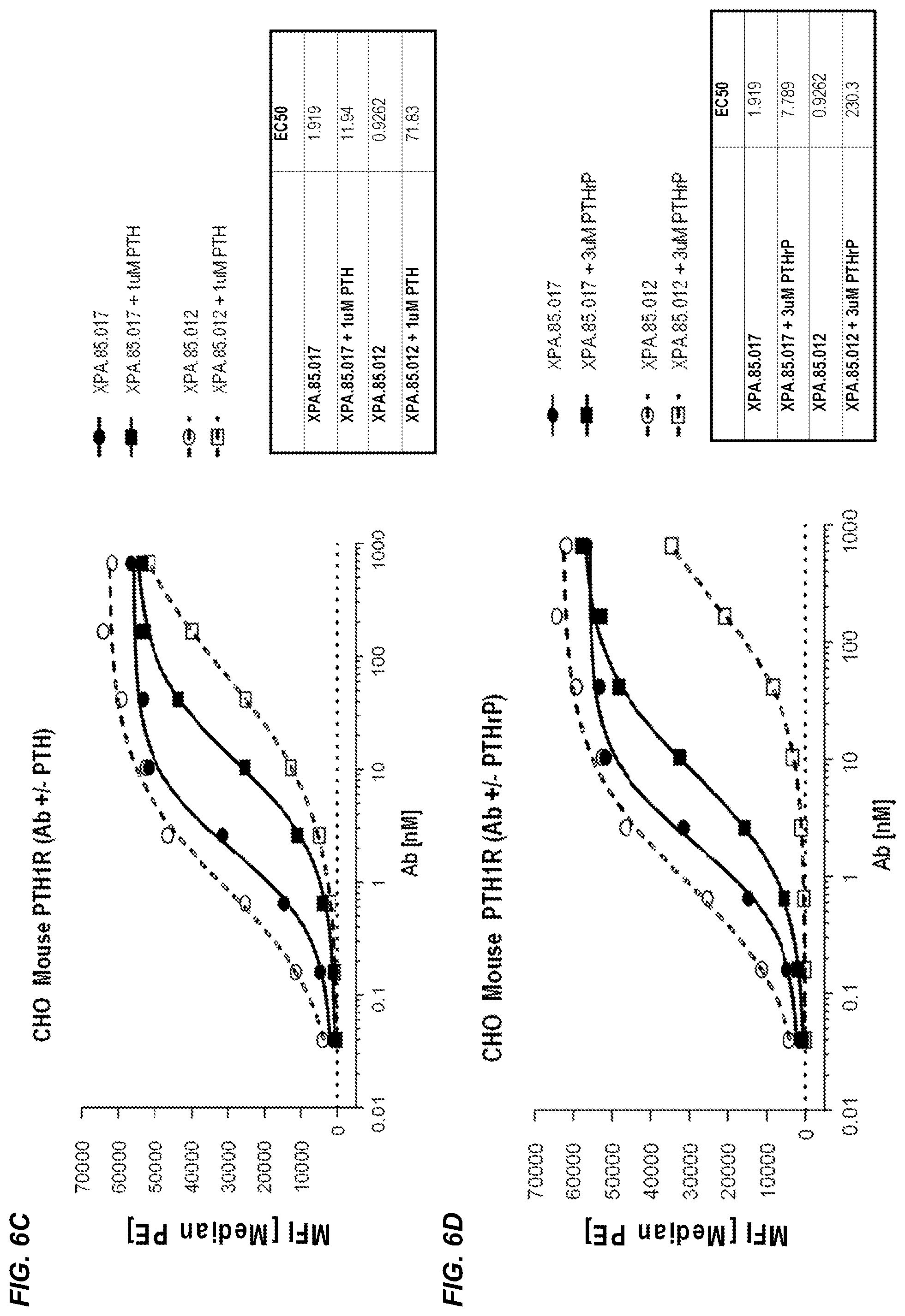 Patent US11787876 Figure 8 – Parathyroid hormone receptor 1 (PTH1R) antibodies and uses thereof