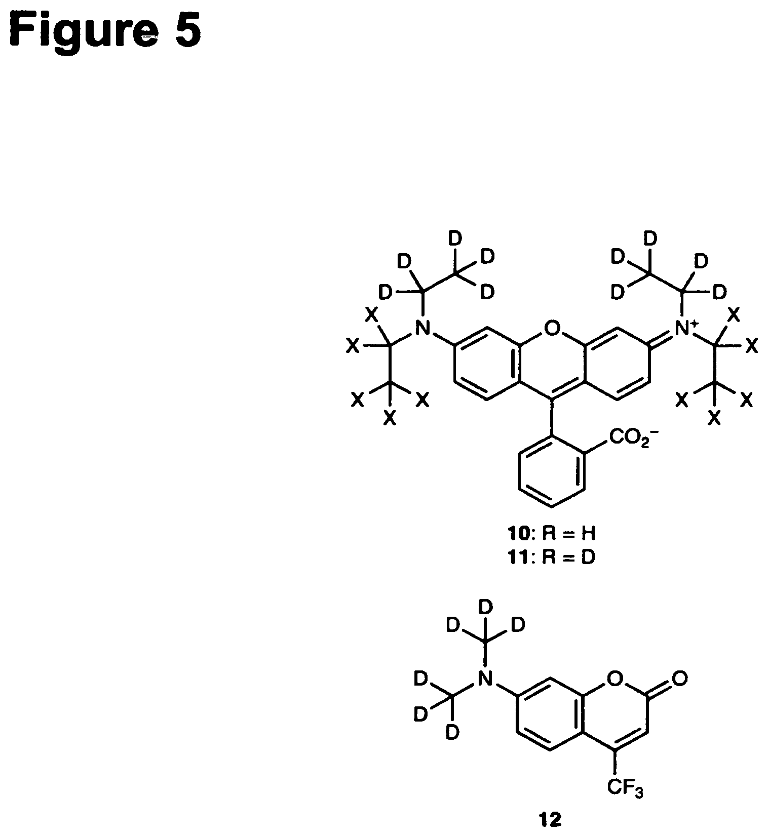 Patent US11787946 Figure 5 – Deuterated fluorophores