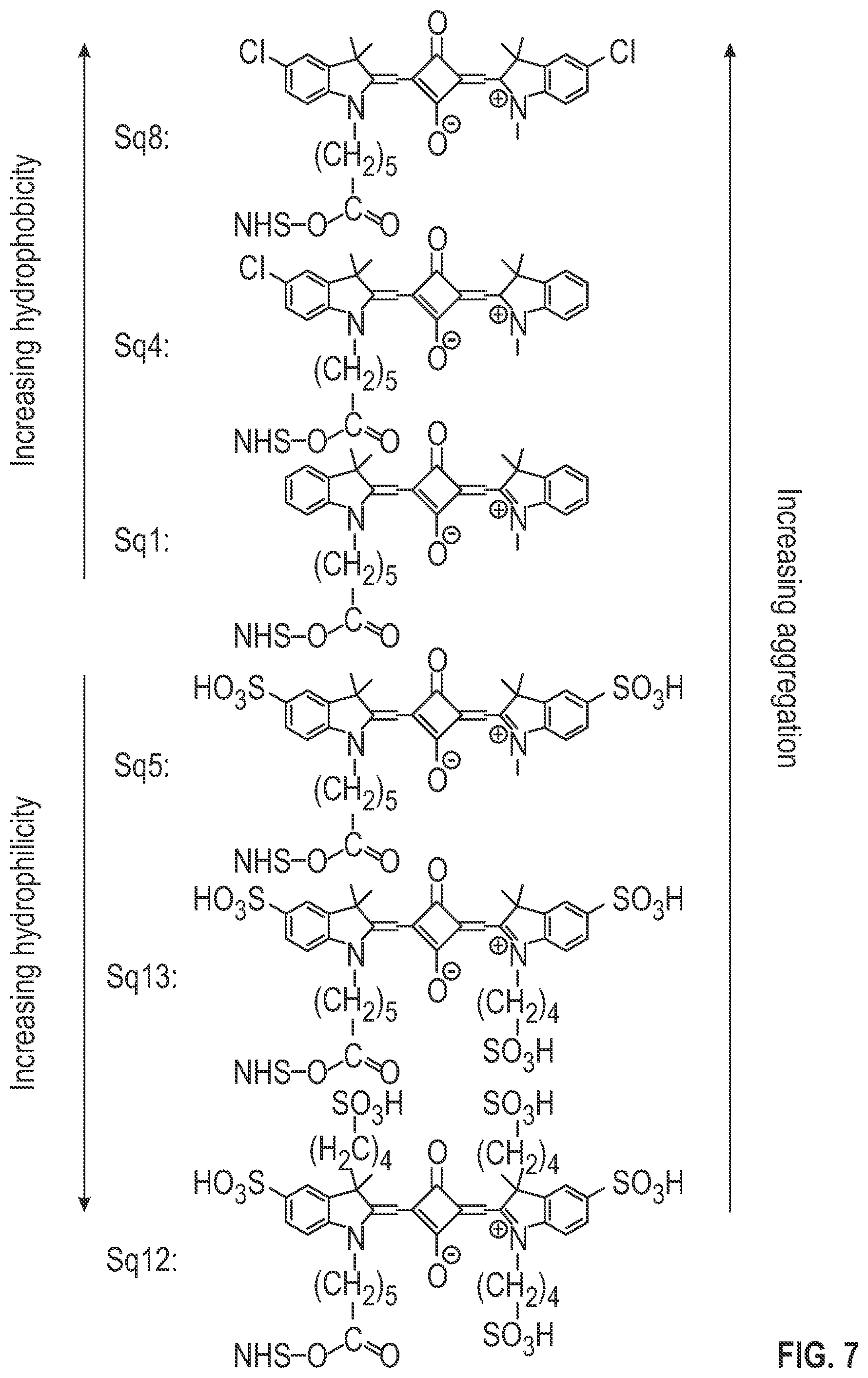 Patent US11787947 Figure 10 – Dyes in dye aggregate systems—engineering J, K, and dye packing