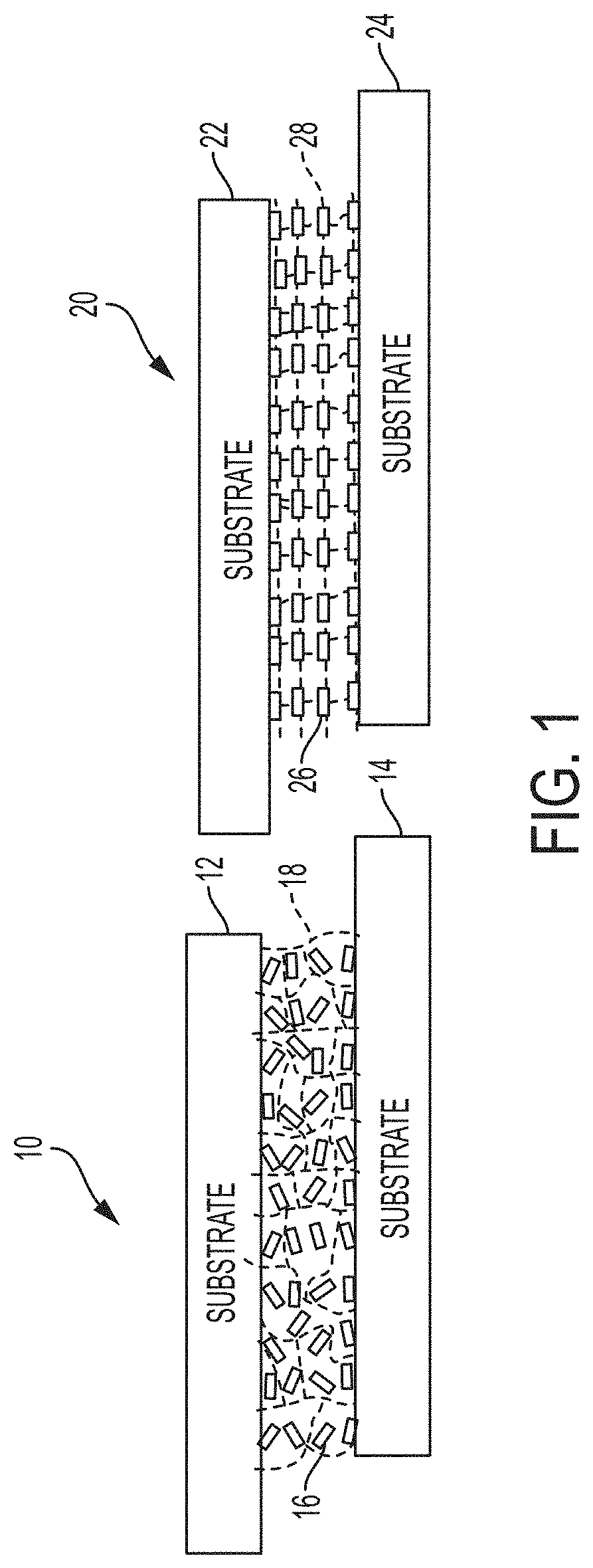 Patent US11787987 Figure 1 – Adhesive with substrate compatibilizing particles