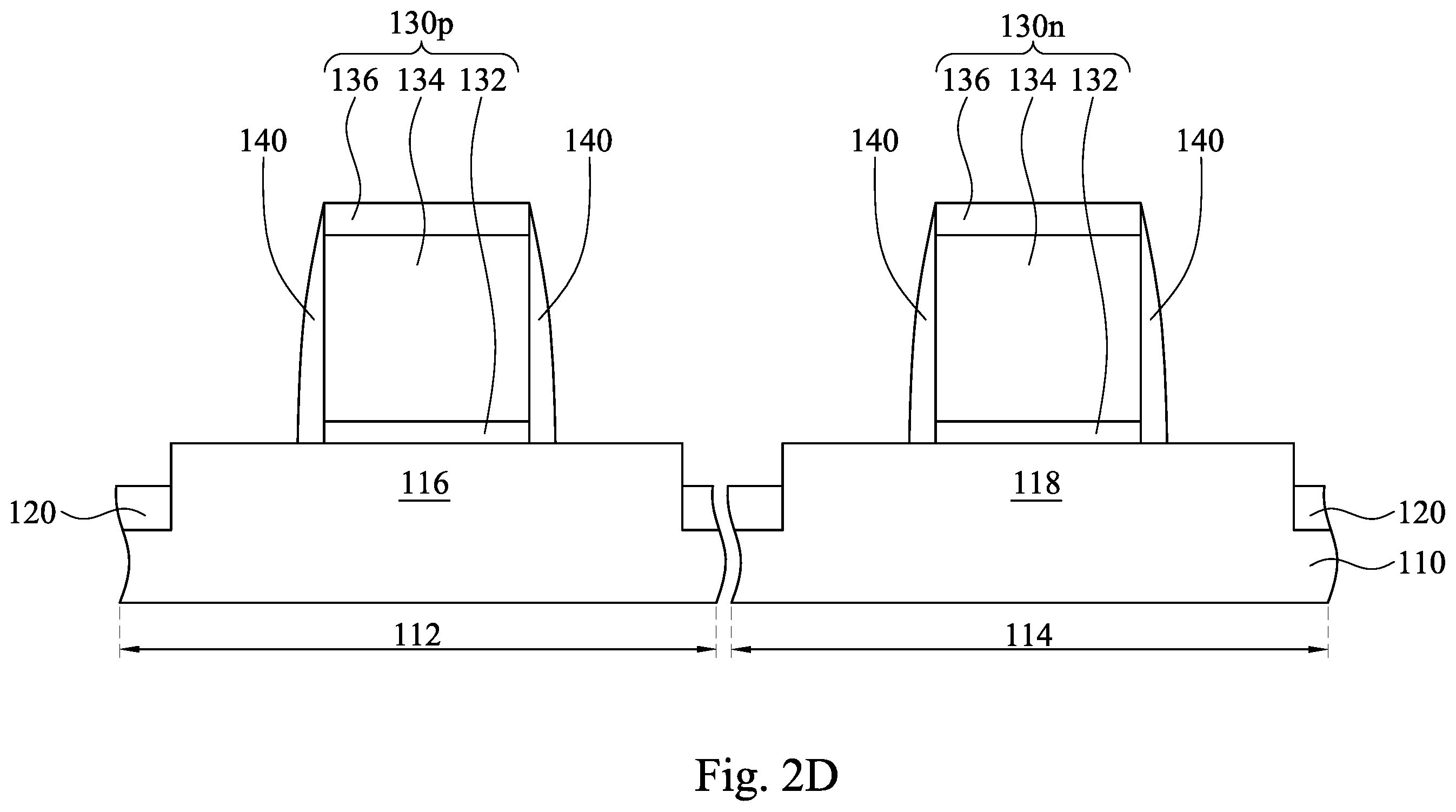 Patent US11791338 Figure 5 – Semiconductor device having doped work function metal layer