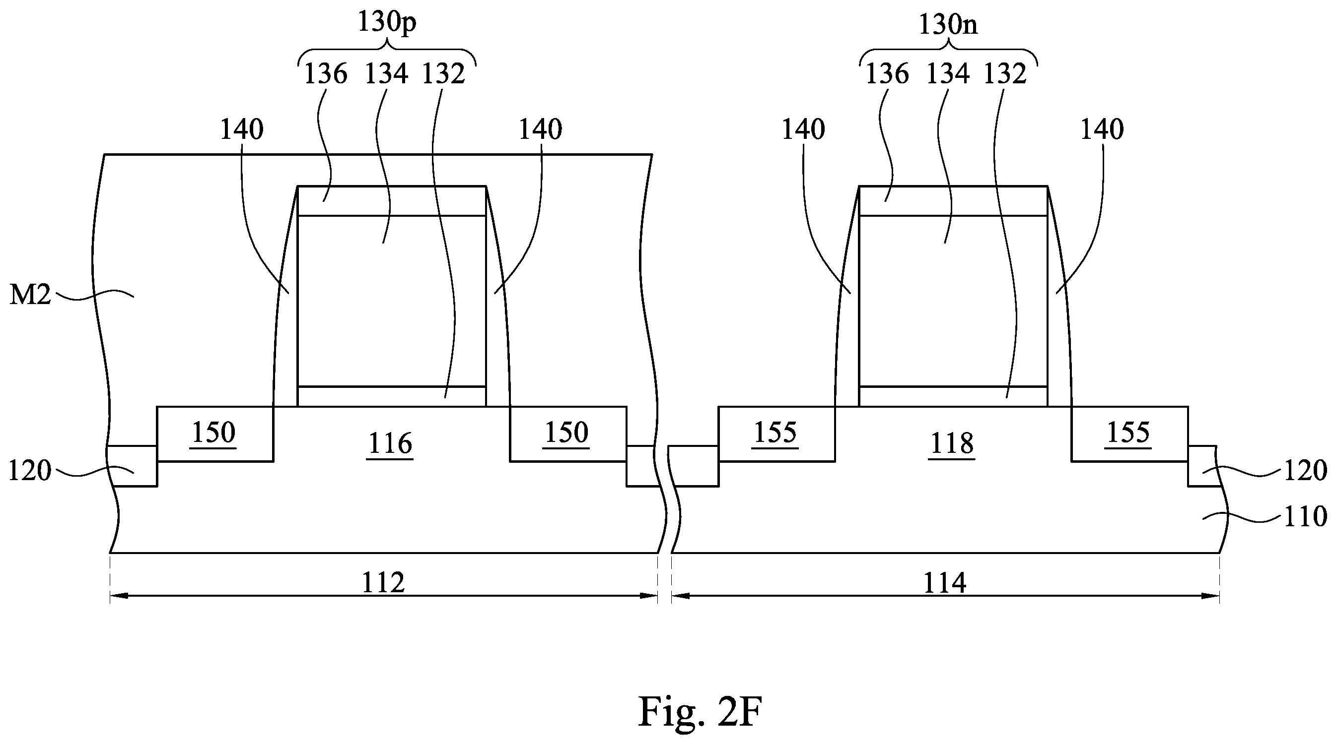Patent US11791338 Figure 7 – Semiconductor device having doped work function metal layer