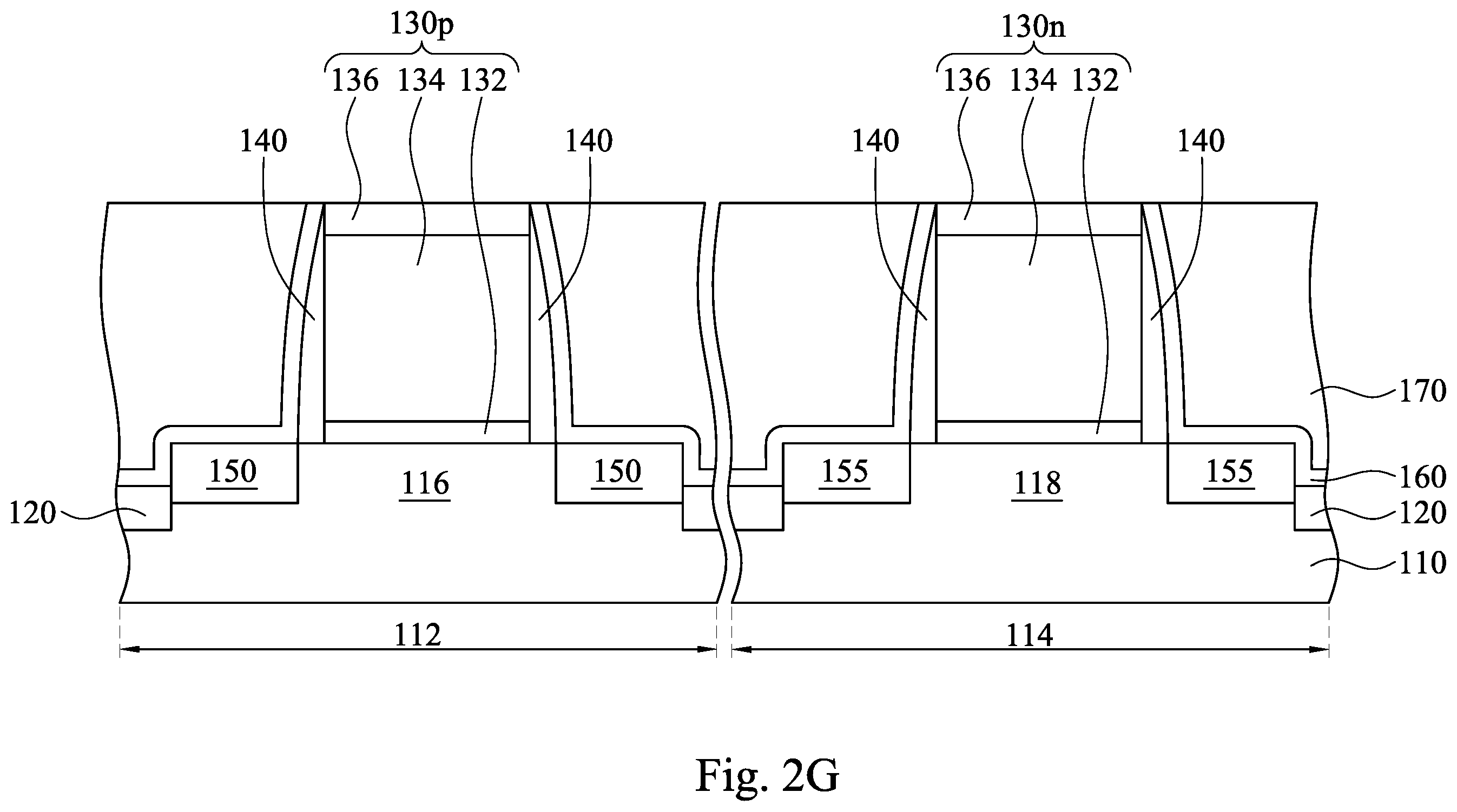 Patent US11791338 Figure 8 – Semiconductor device having doped work function metal layer