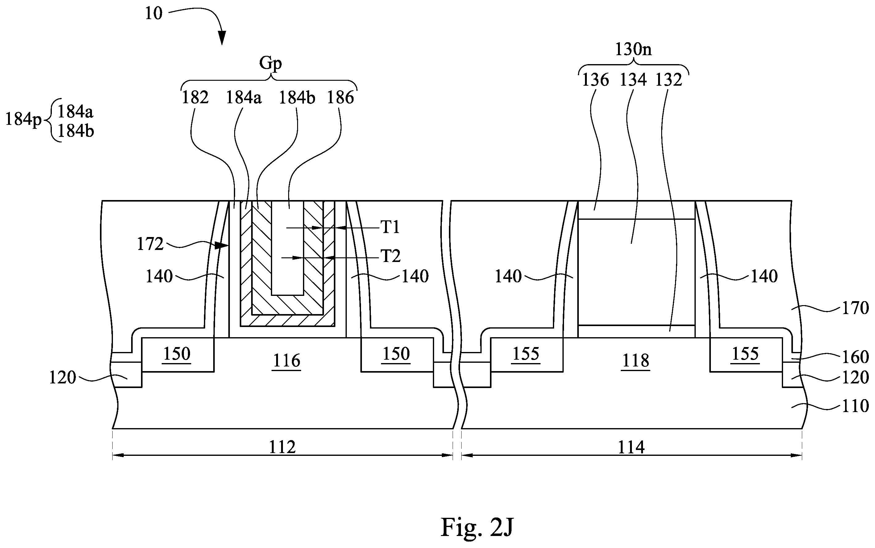 Patent US11791338 Figure 11 – Semiconductor device having doped work function metal layer
