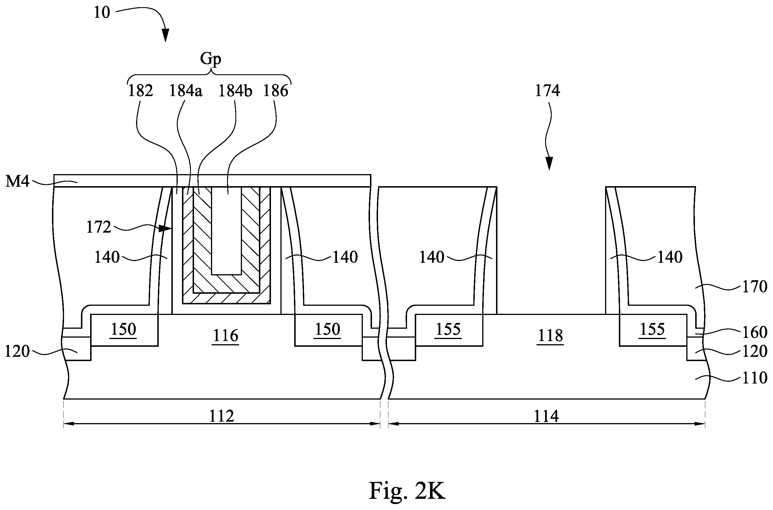 Patent US11791338 Figure 12 – Semiconductor device having doped work function metal layer