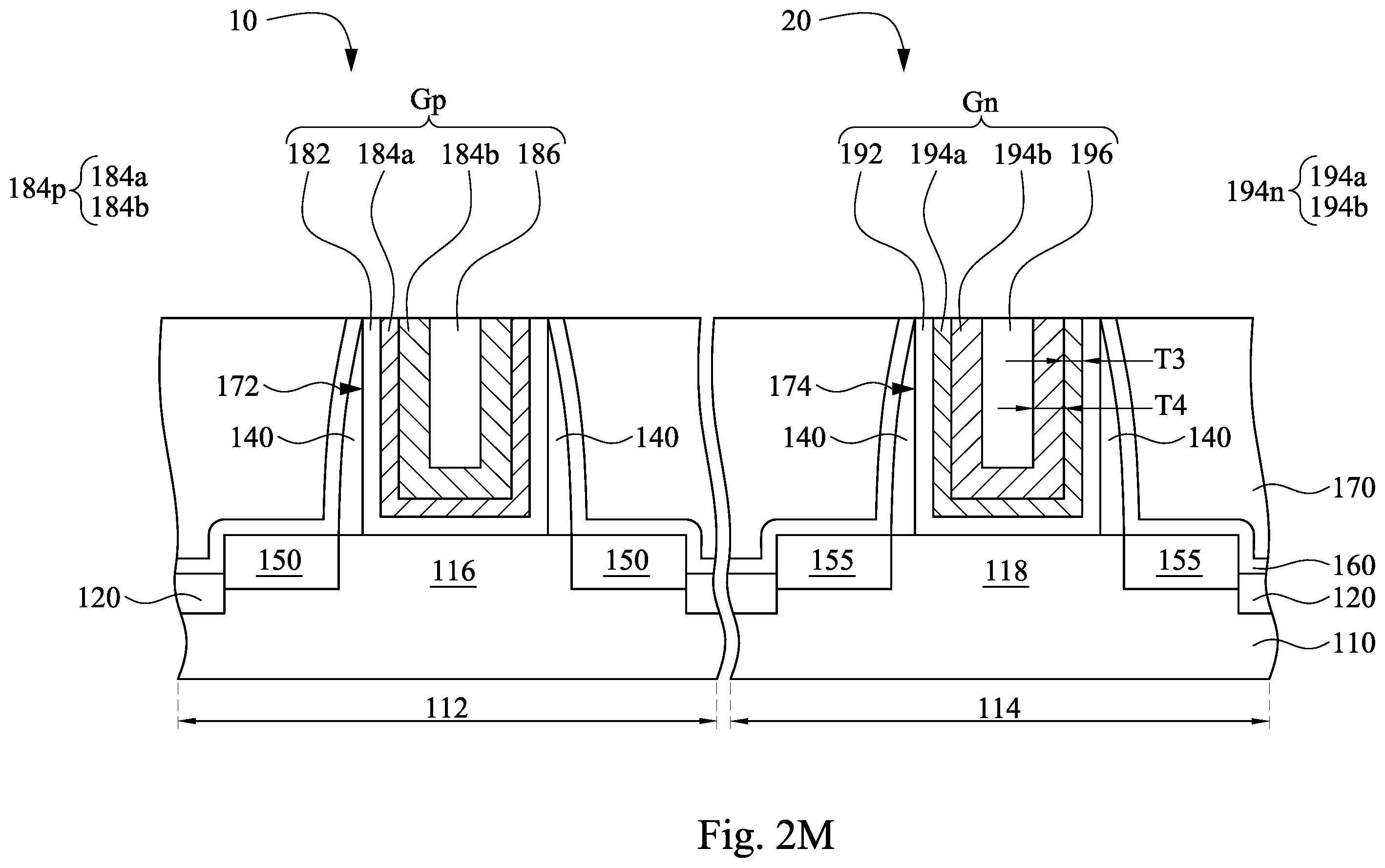 Patent US11791338 Figure 14 – Semiconductor device having doped work function metal layer