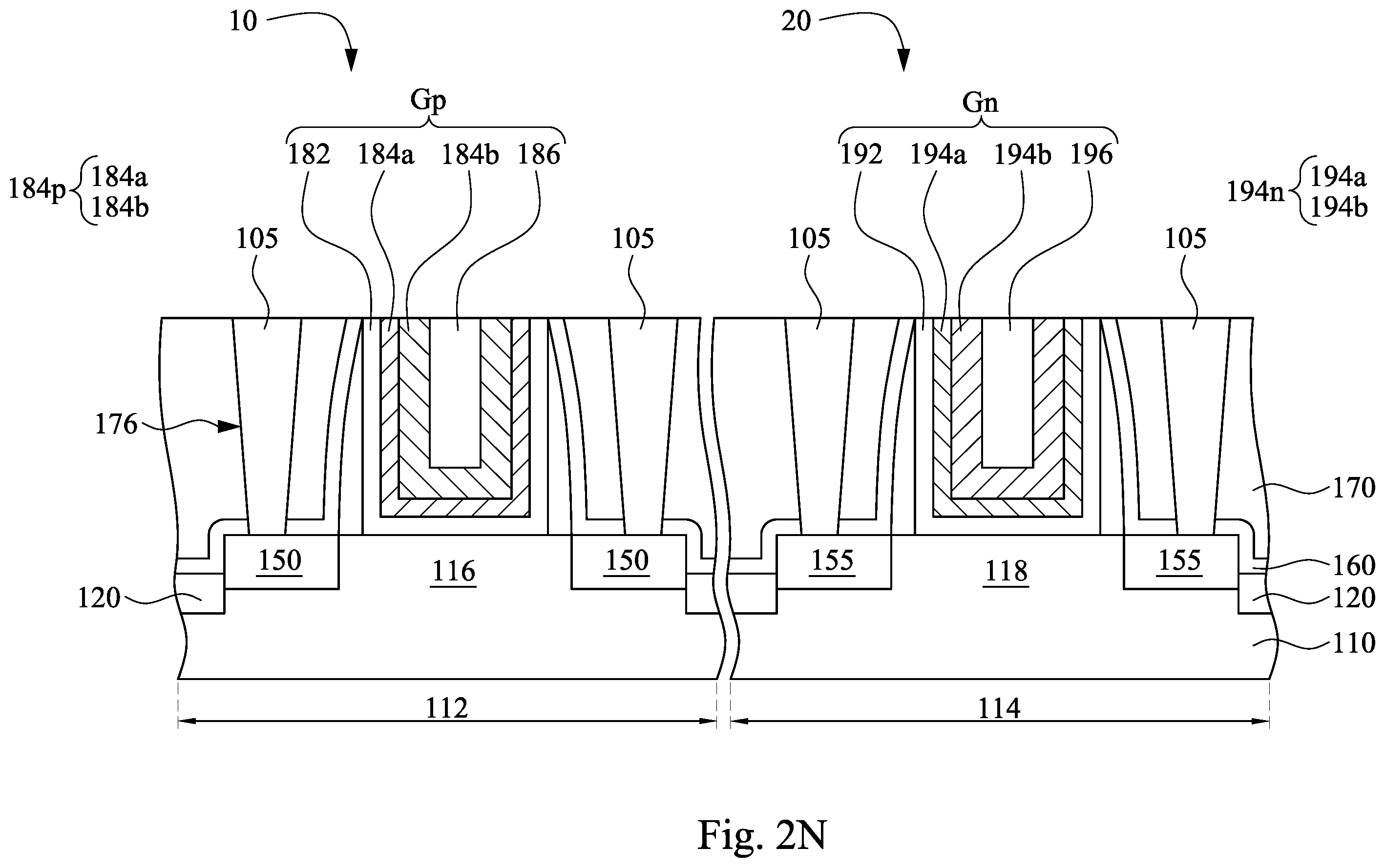 Patent US11791338 Figure 15 – Semiconductor device having doped work function metal layer