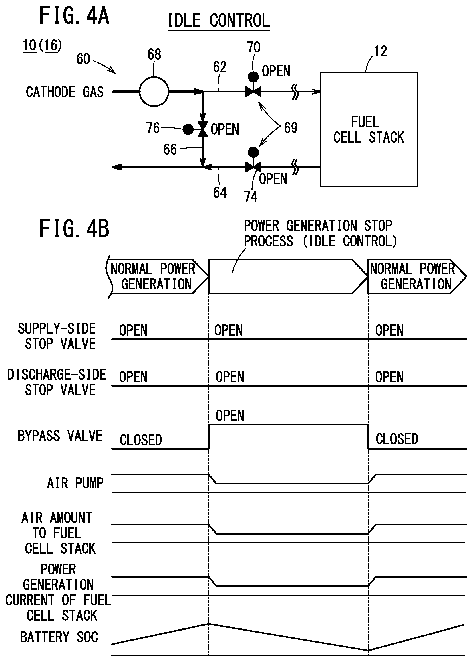 Patent US11791481 Figure 4 – Fuel cell system
