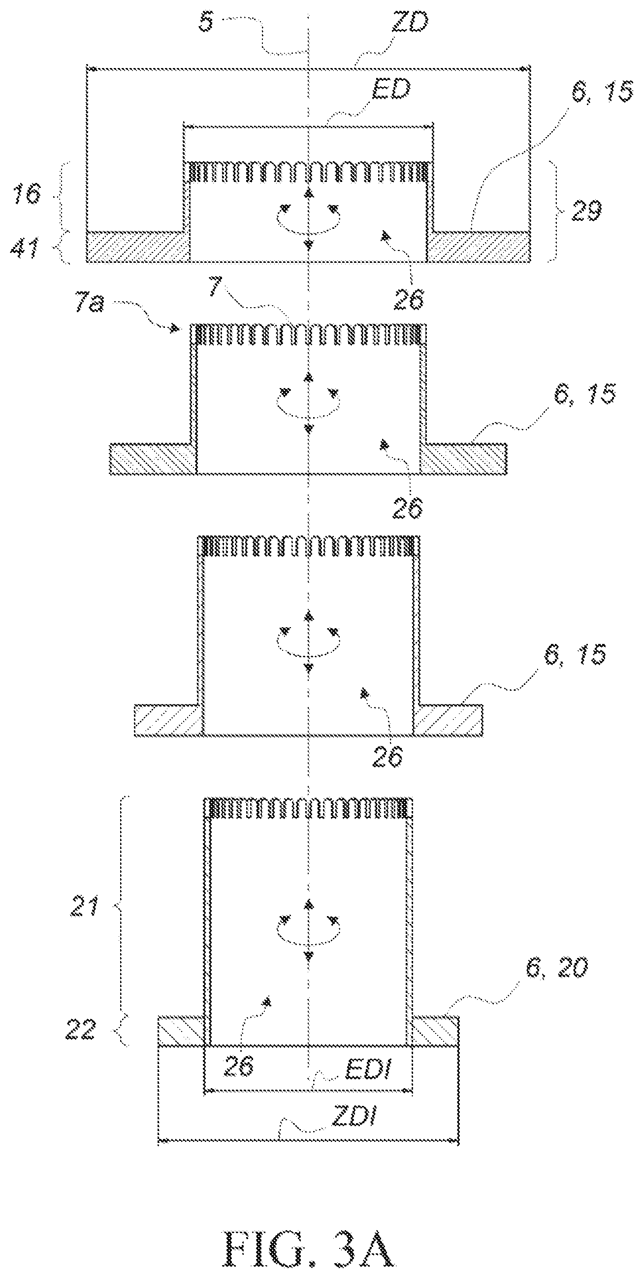 Patent US11791700 Figure 3 – Apparatus for bending ends, arranged in annular layers, of bar conductors of a stator of an electrical machine