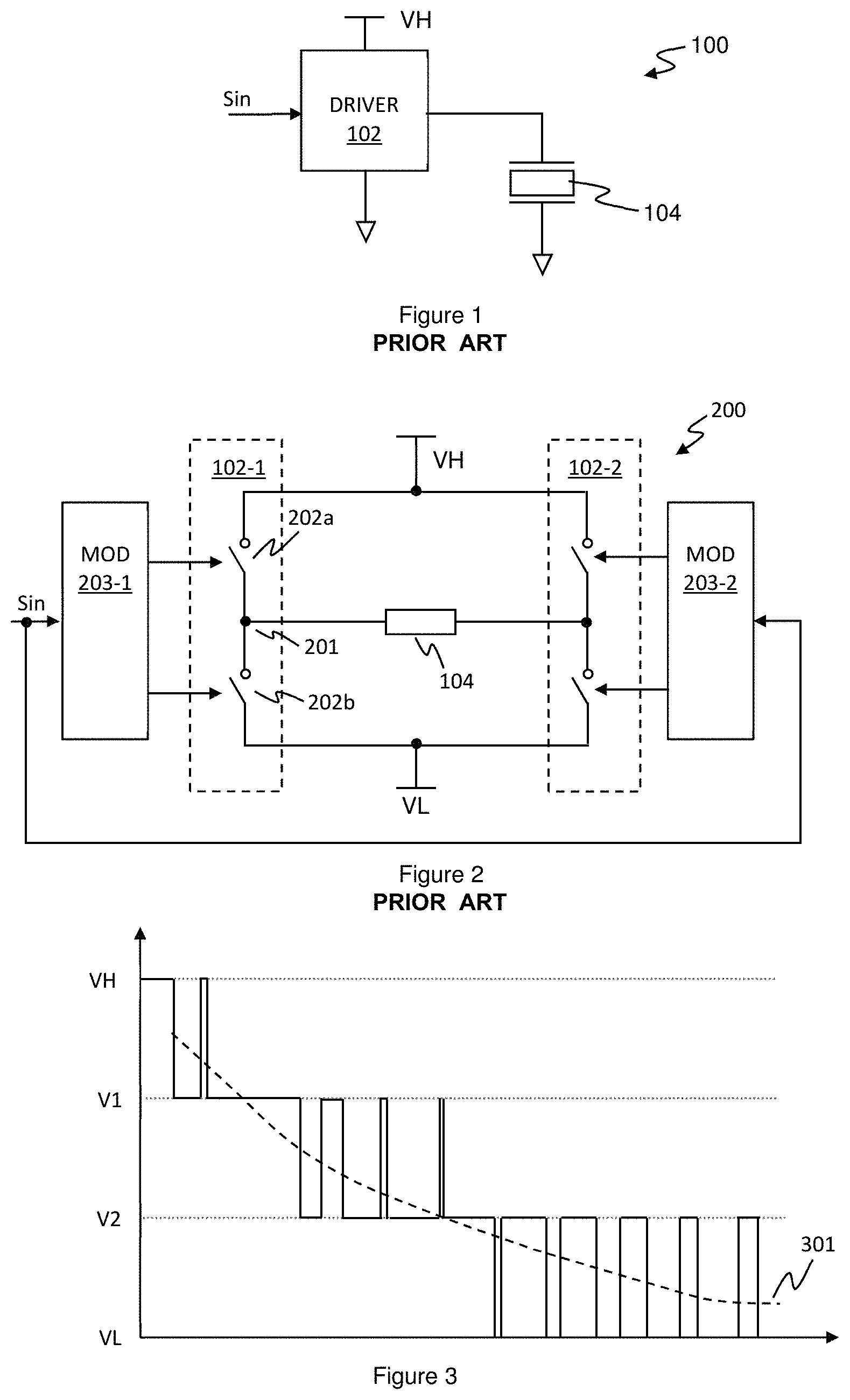 Patent US11791816 Figure 1 – Driver circuitry and operation
