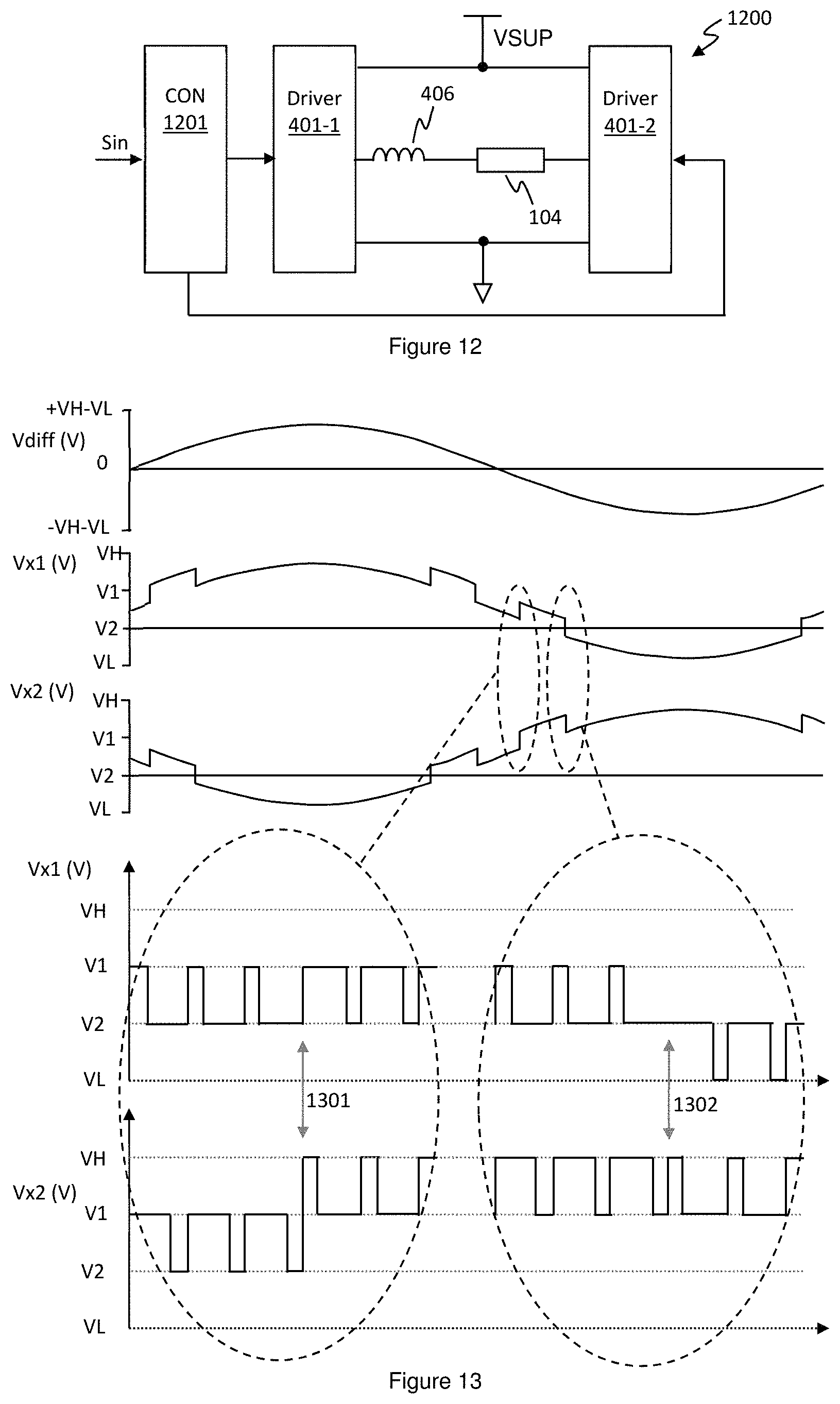 Patent US11791816 Figure 6 – Driver circuitry and operation
