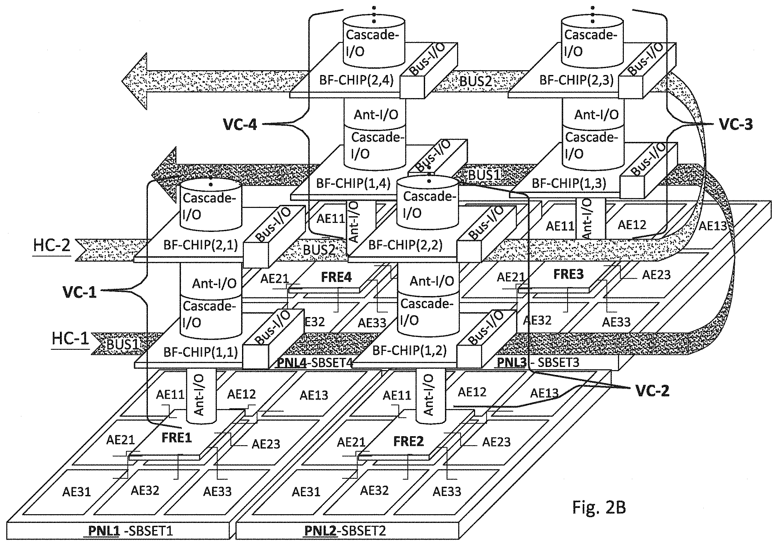 Patent US11791876 Figure 3 – Phased array system and method