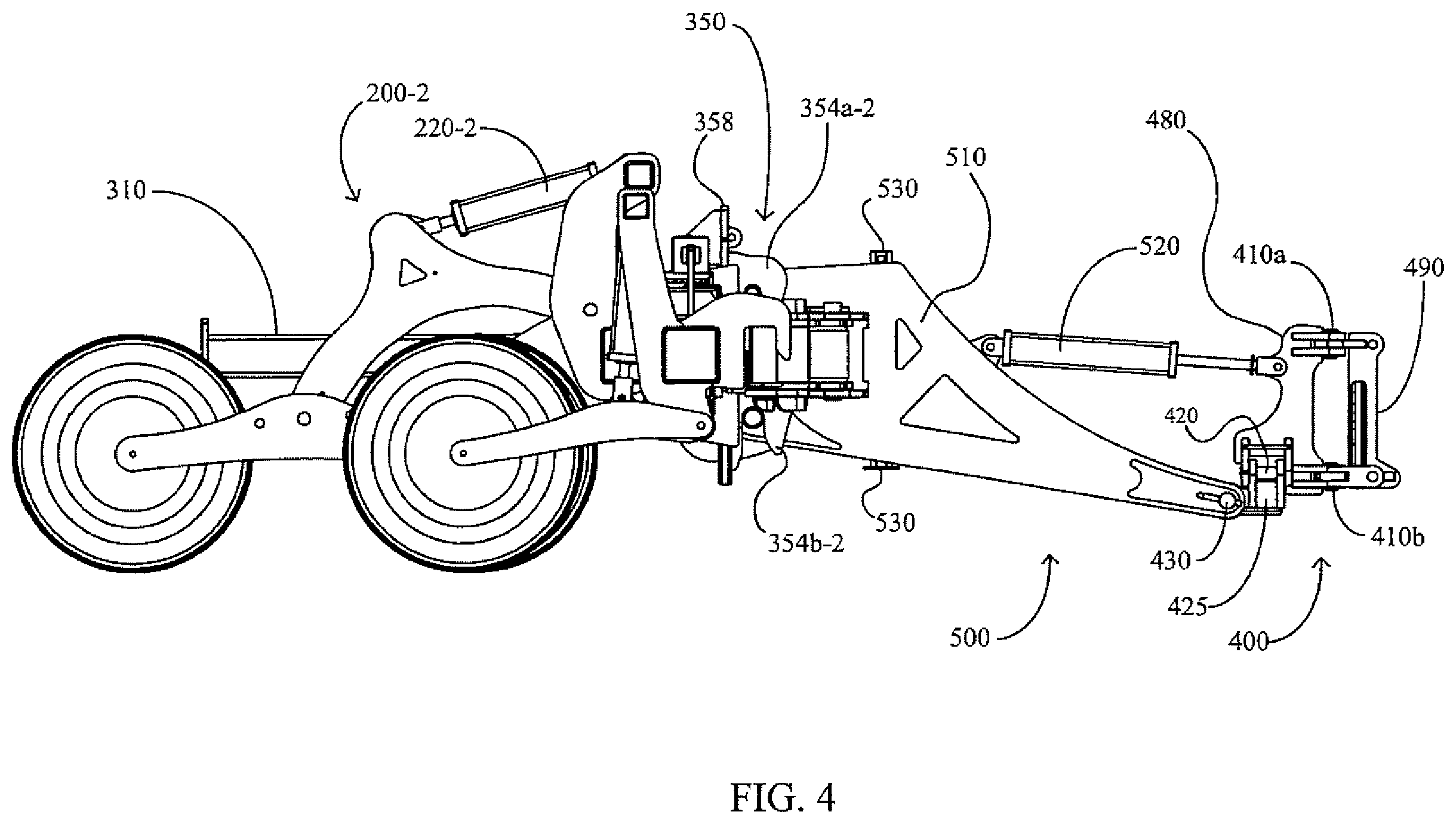 Patent US11793100 Figure 4 – Agricultural toolbar apparatus, systems, and methods