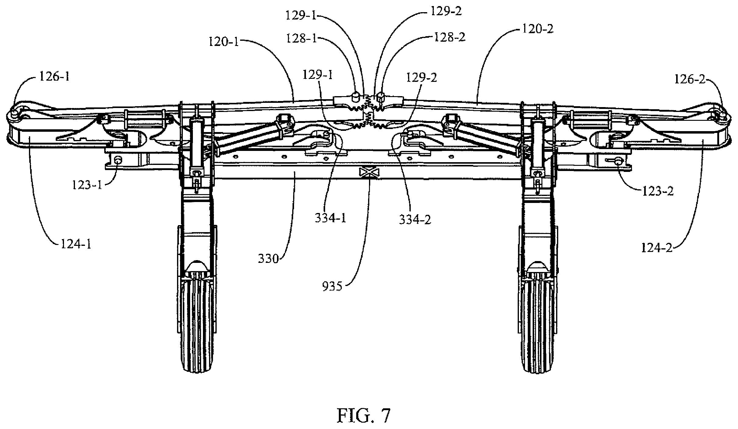 Patent US11793100 Figure 7 – Agricultural toolbar apparatus, systems, and methods