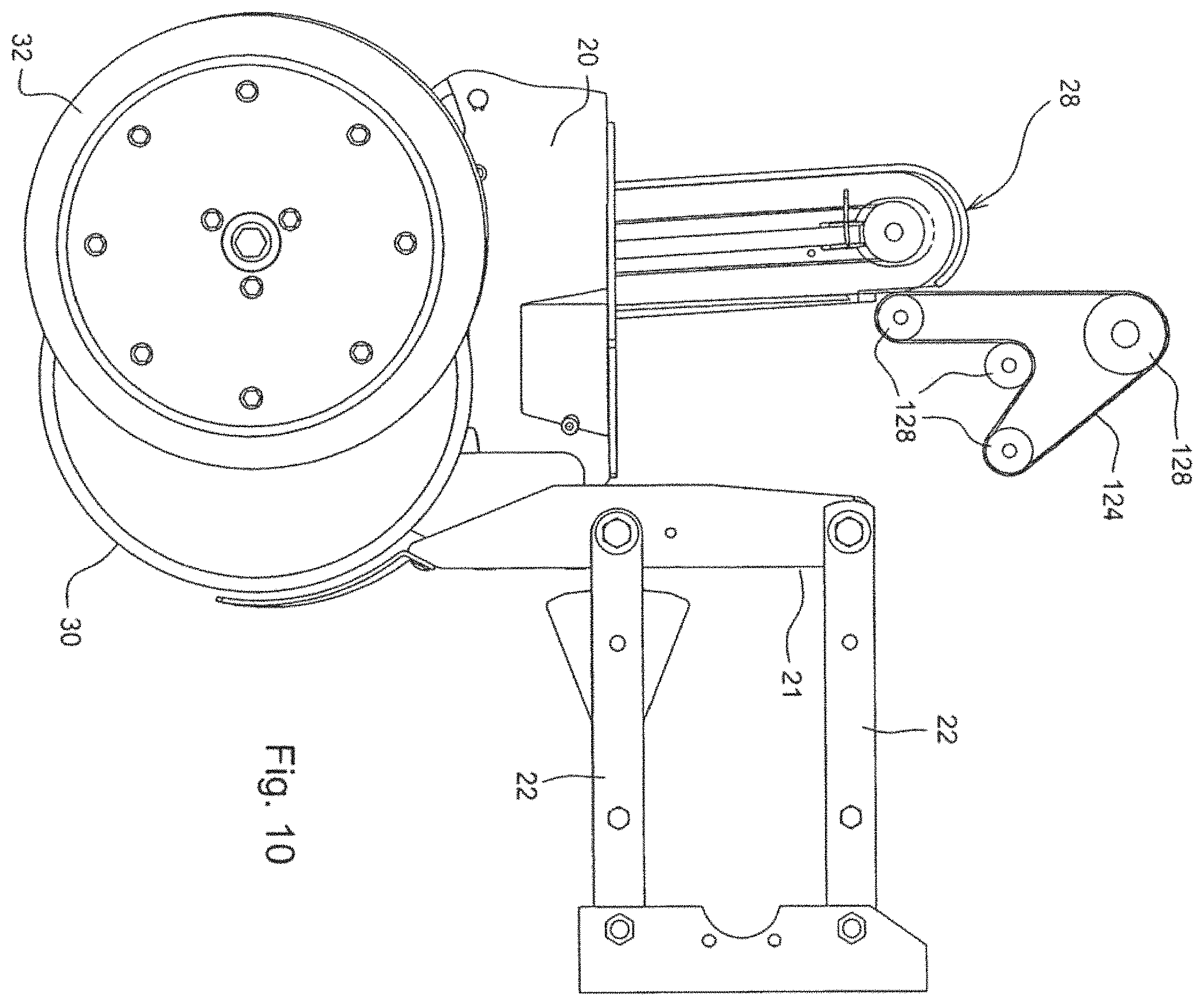 Patent US11793104 Figure 9 – Seeding machine with seed delivery system