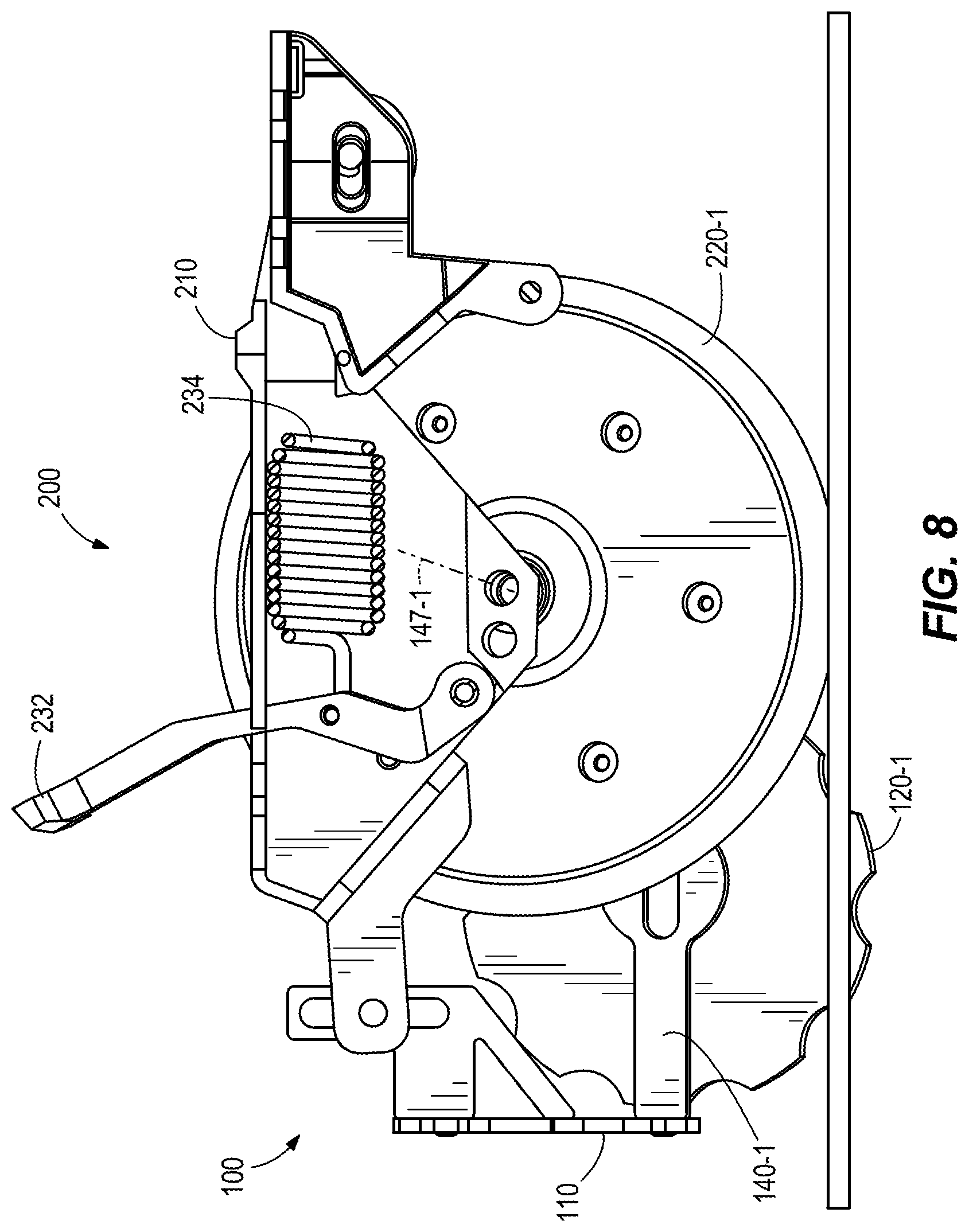 Patent US11793105 Figure 8 – Crop input applicator systems, methods, and apparatuses
