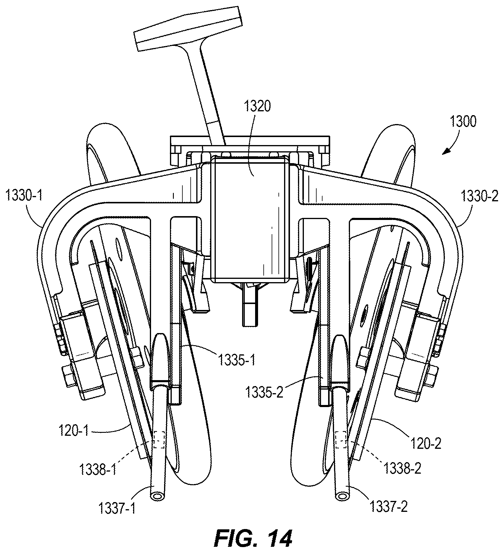 Patent US11793105 Figure 14 – Crop input applicator systems, methods, and apparatuses