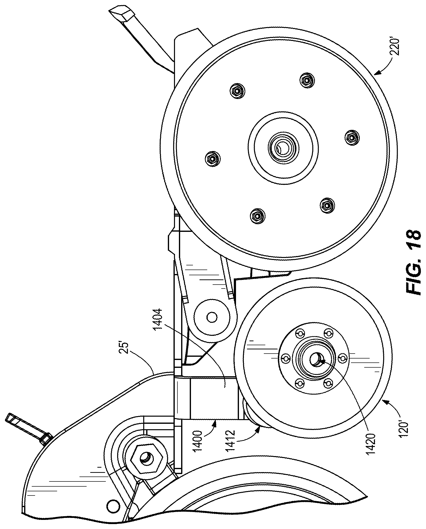 Patent US11793105 Figure 18 – Crop input applicator systems, methods, and apparatuses