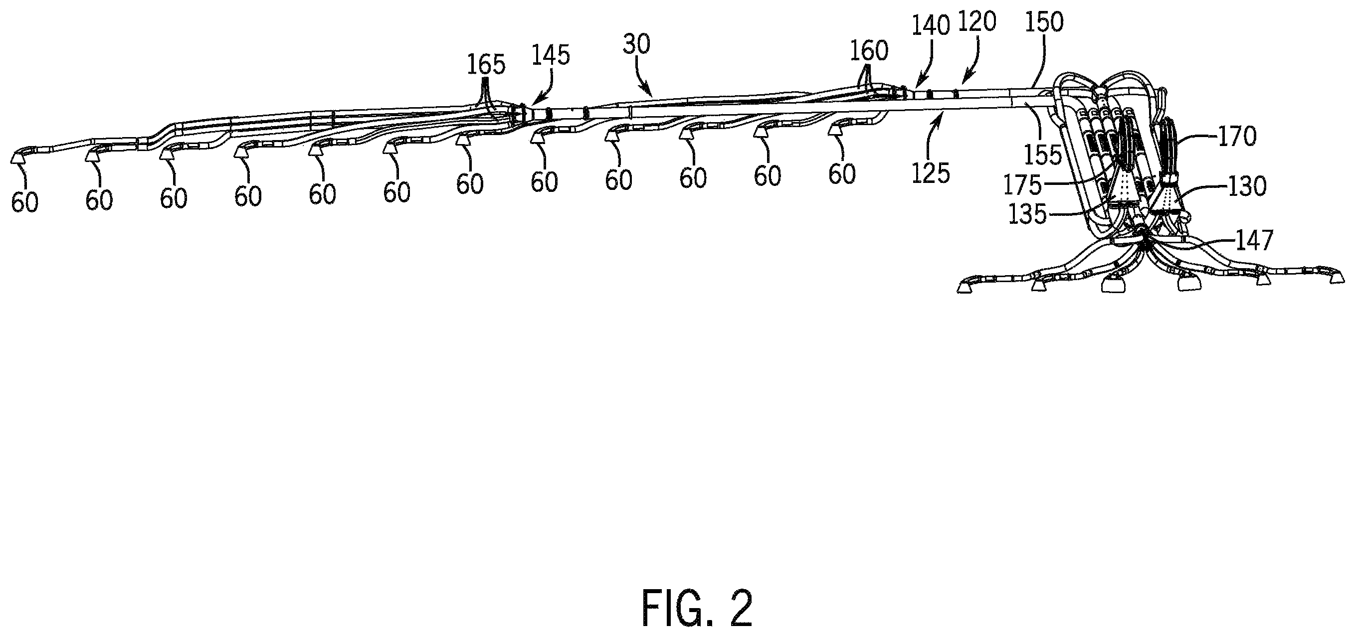 Patent US11793106 Figure 2 – Agricultural application implement with a liftable bin